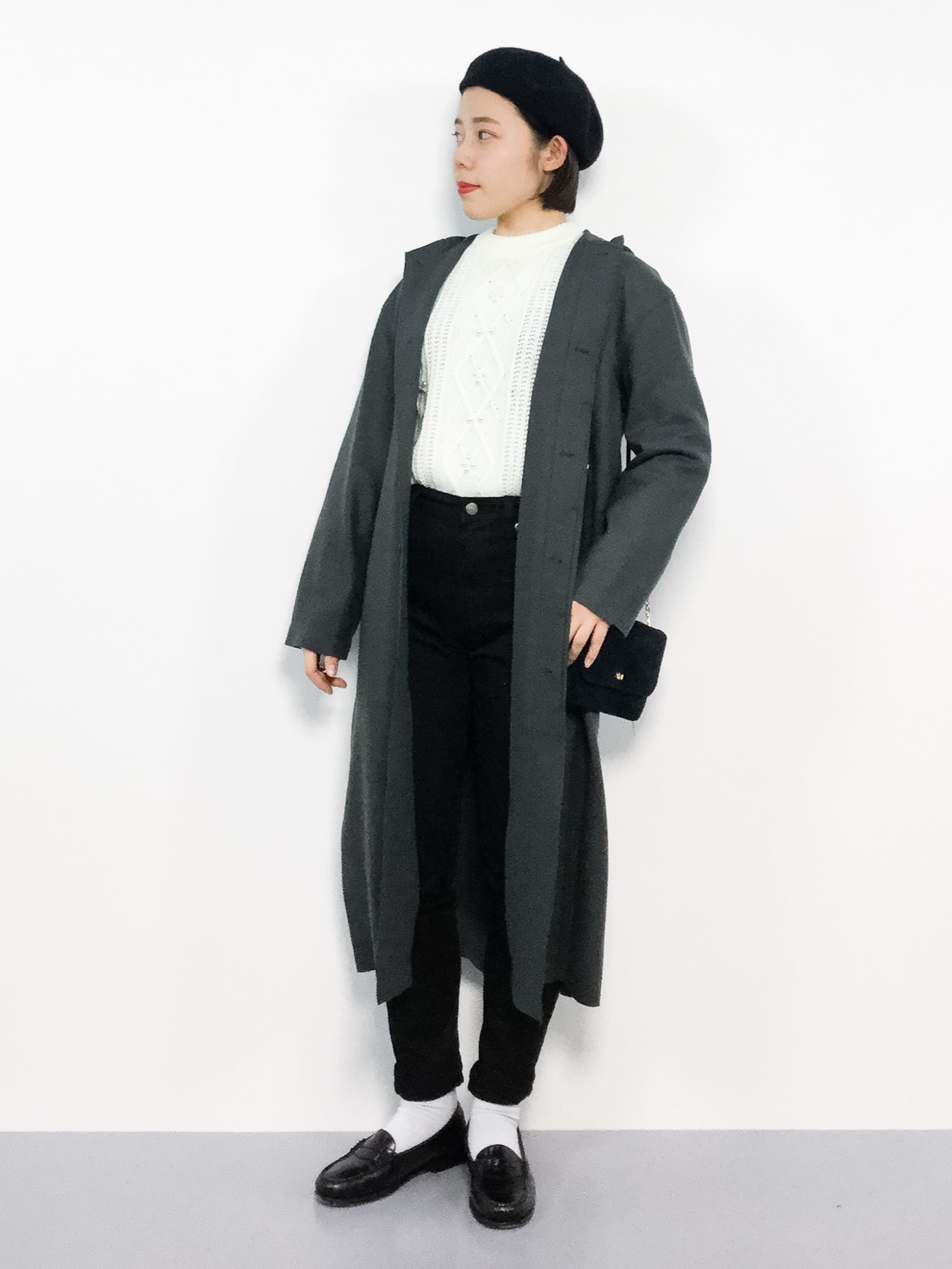 BY∴ スムースフードロングガウンコート ◇を使った人気ファッション