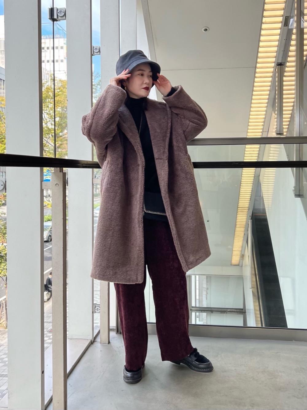 UNITED ARROWS＞ボア テーラード コート B◇を使った人気ファッション