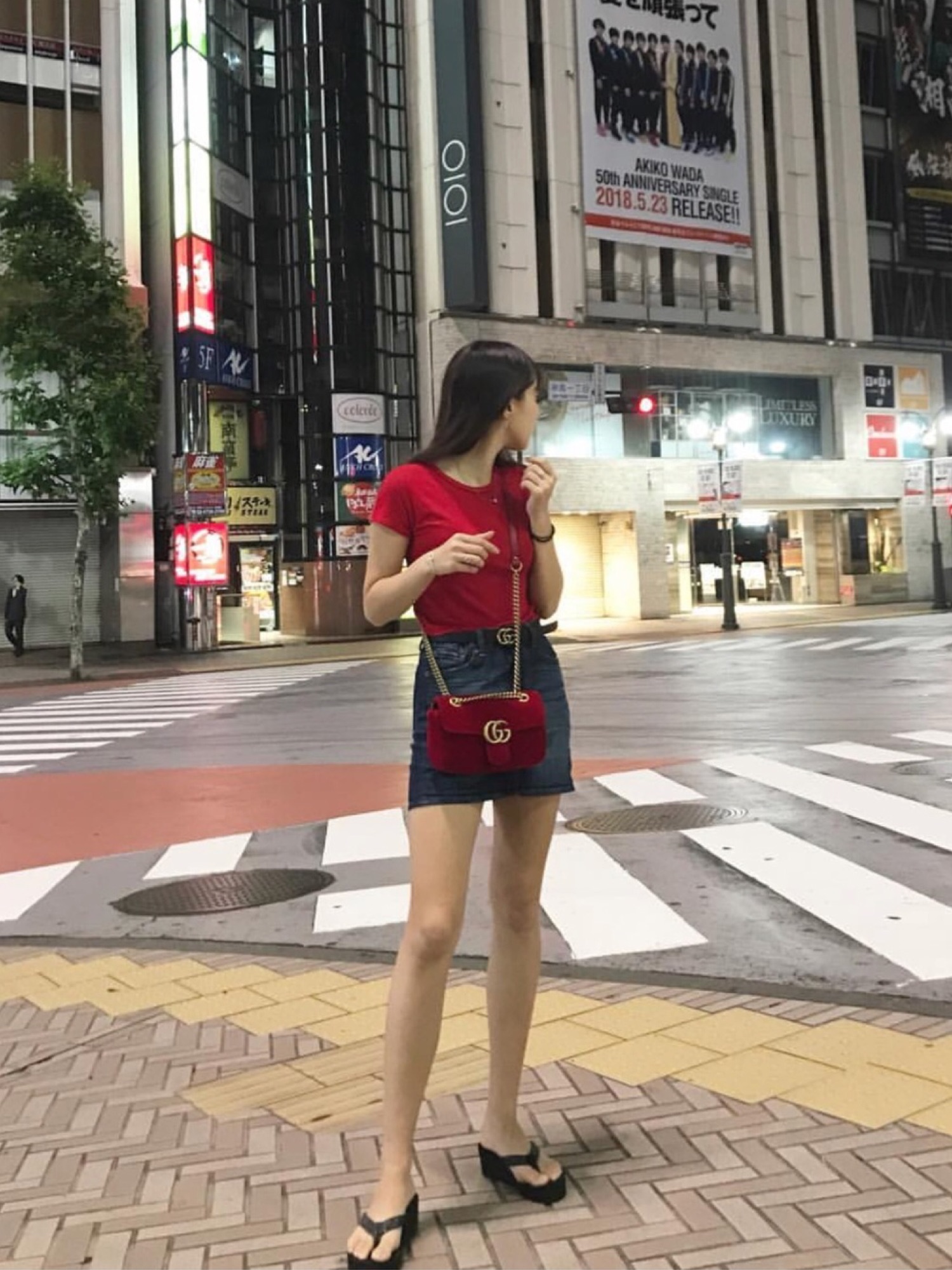 GUCCI ベルベット ミニバッグ ショルダーバッグ レッド 20180131065908991_215.jpg