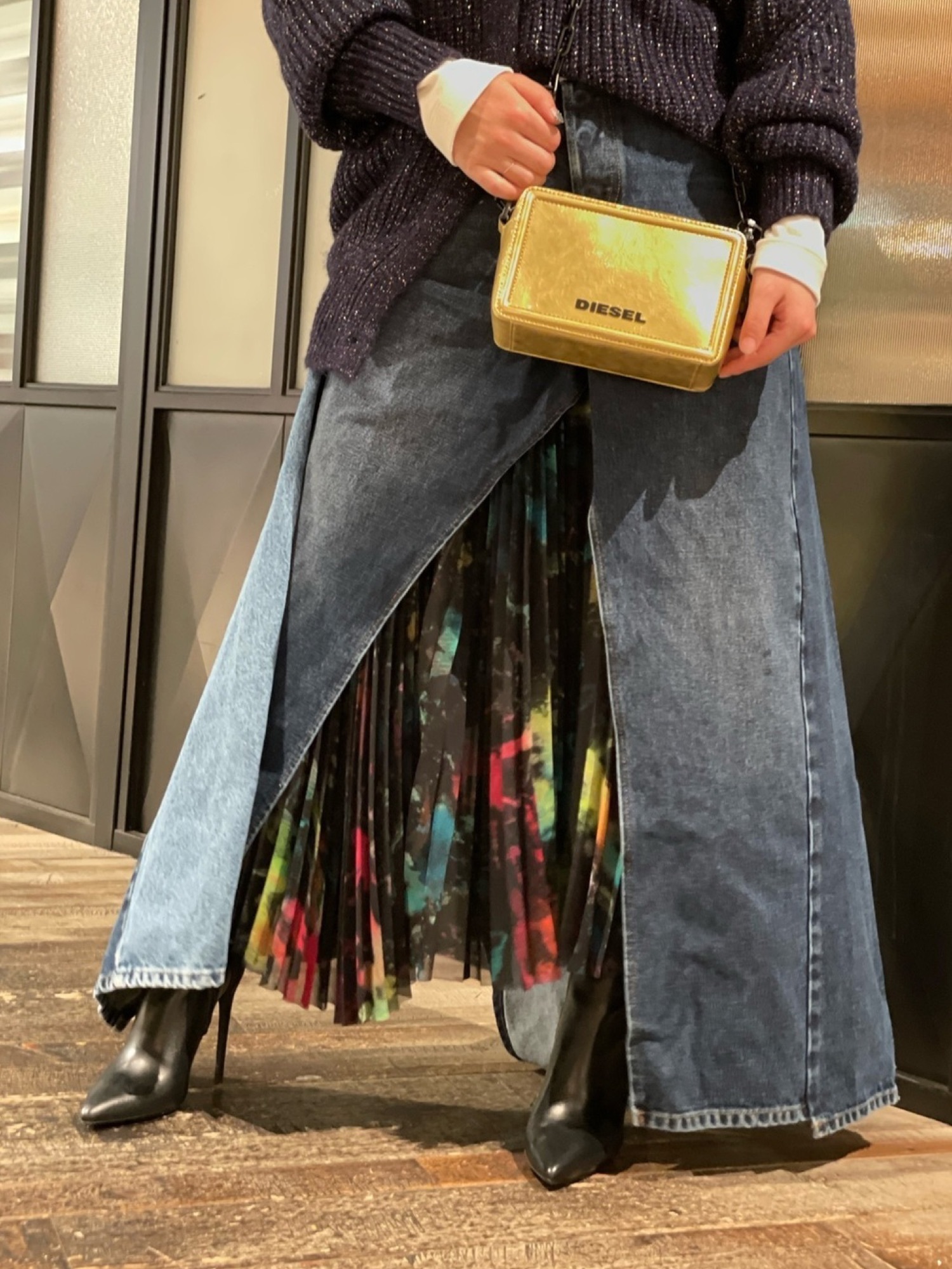 DIESEL(ディーゼル)の「レディース スカート デニム ロング DIESEL(ディーゼル)の「レディース スカート デニム ロング