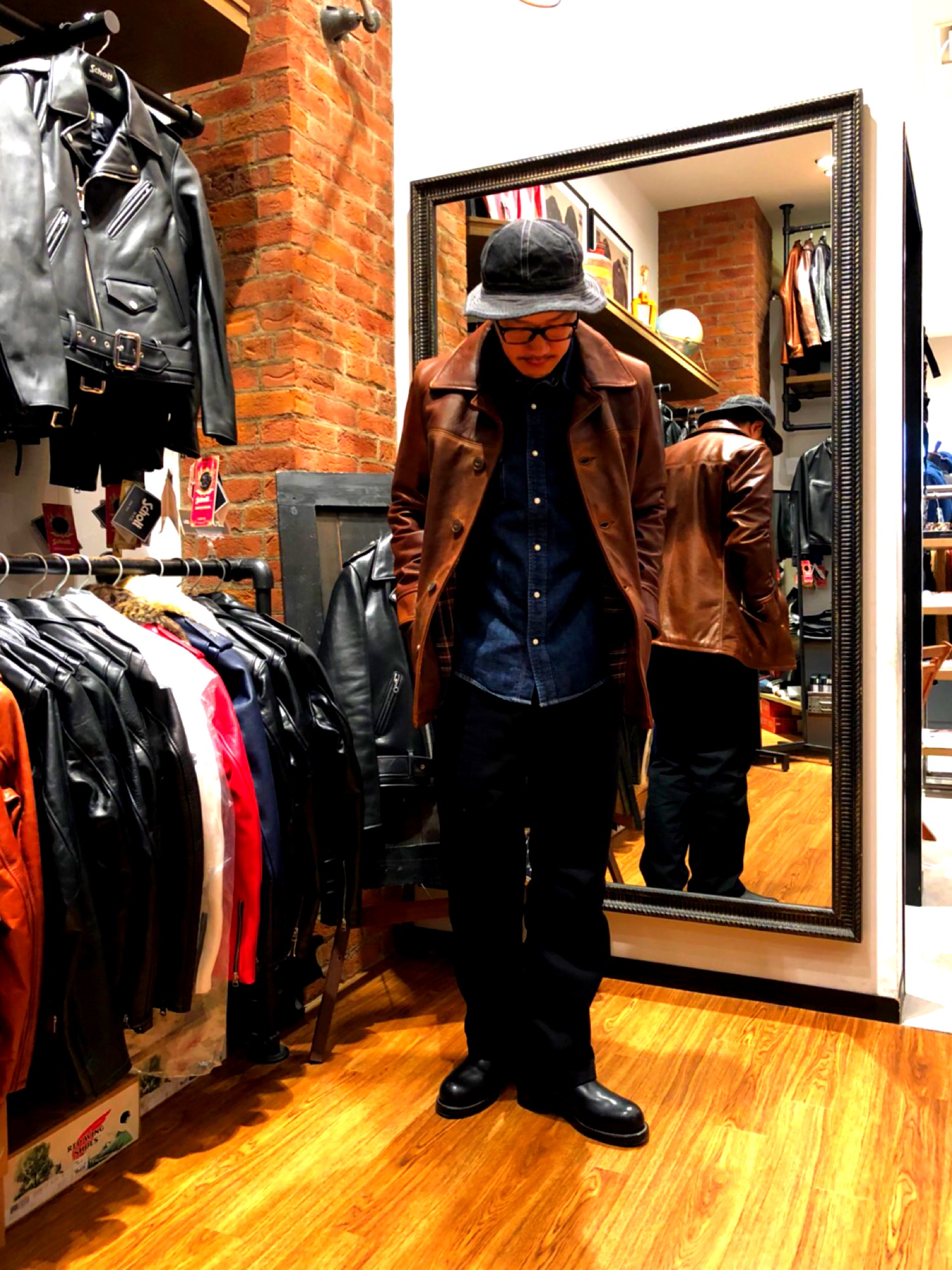 schott（ショット）の「Schott/ショット/533US LEATHER CAR COAT