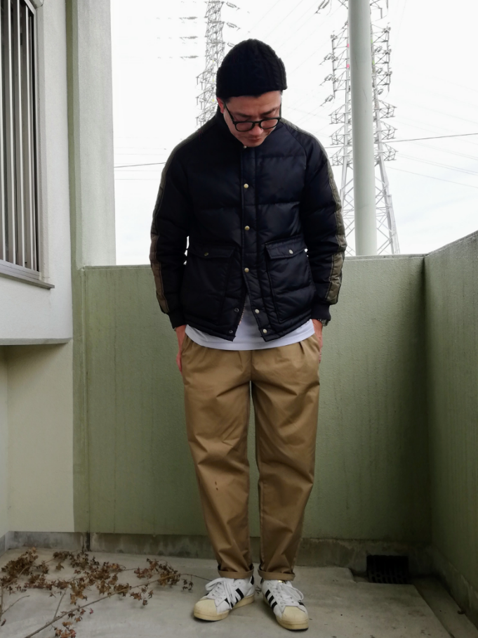 EVISUのダウンジャケット/コートを使ったメンズ人気ファッション