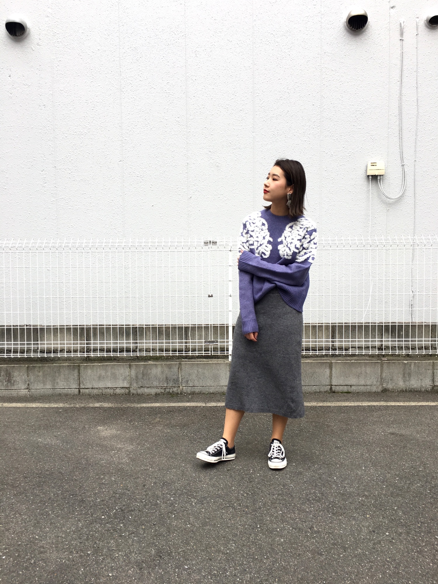 TODAYFUL（トゥデイフル）の「ジャガードループニット（ニット