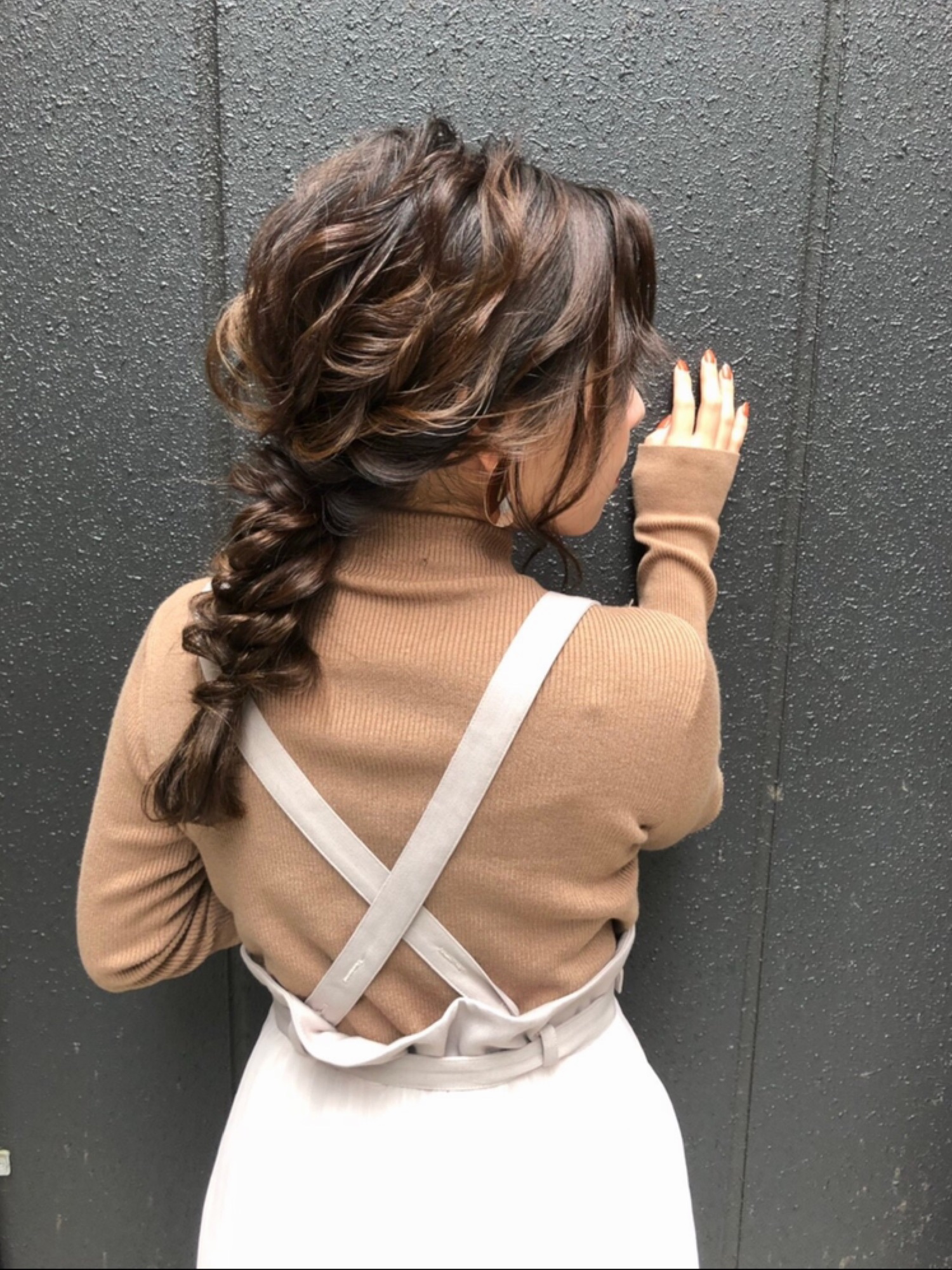 RIM.ARK 18AW ハイネックリブニットトップス  リムアーク RIM.ARK（リムアーク）の「18AWﾊｲﾈｯｸﾘﾌﾞﾆｯﾄﾄｯﾌﾟｽ（ニット/セーター