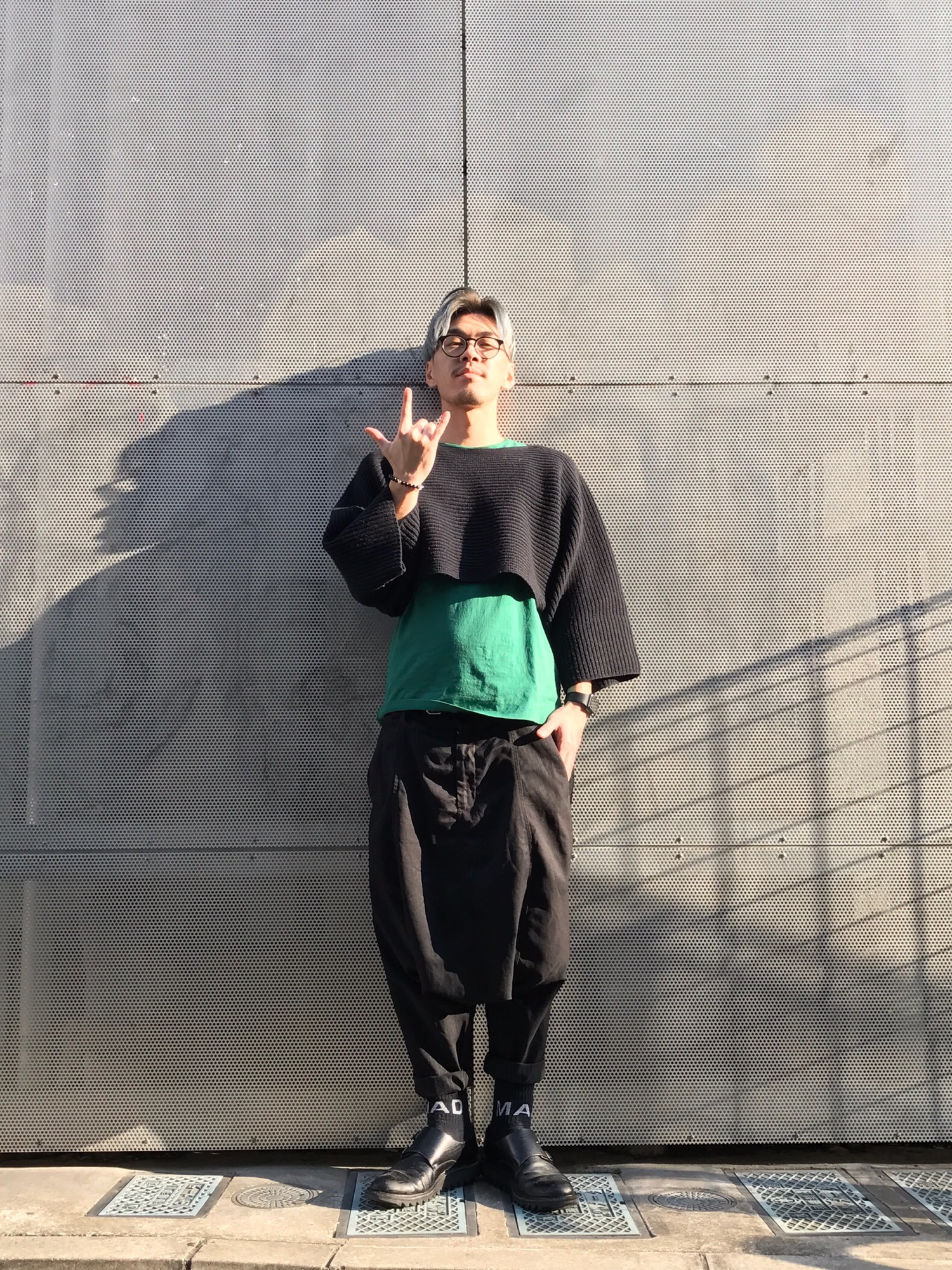 【美品】BLACK COMME des GARCONS　サルエル春、夏サルエル BLACK COMME des GARCONSのアイテムを使った「サルエル」の人気