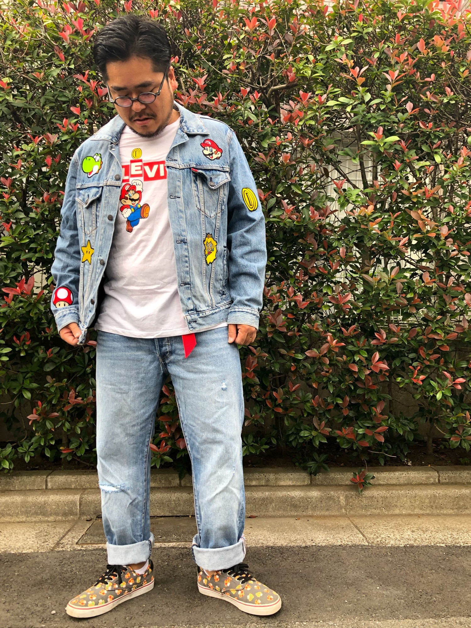 Levi's リーバイス スーパーマリオコラボ デニムジャケット サイズS タグ 06dgbv6.jpg