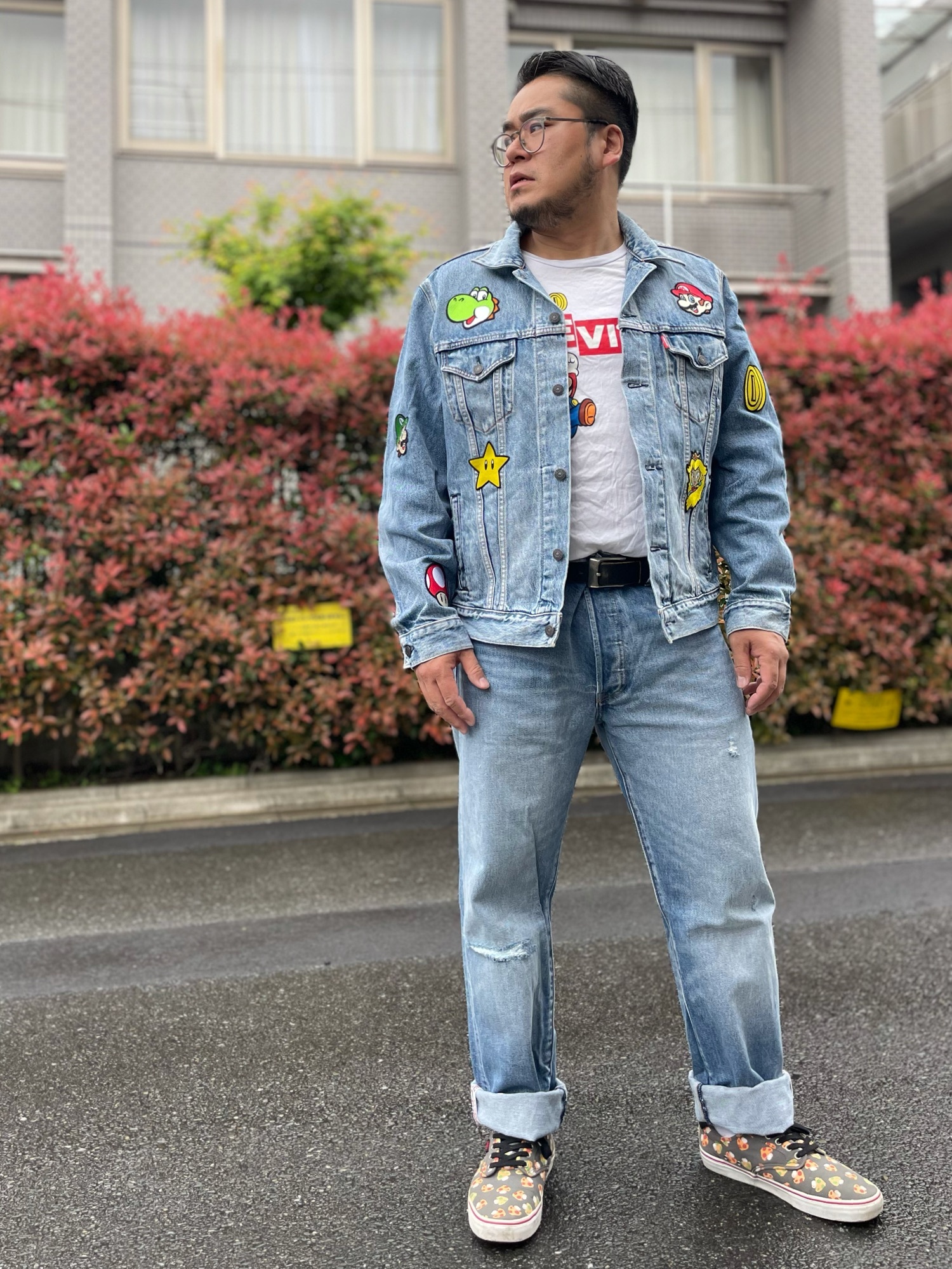 Levi’s 希少 スーパーマリオ デニムジャケット XL Levi's 希少 スーパーマリオ デニムジャケット XL