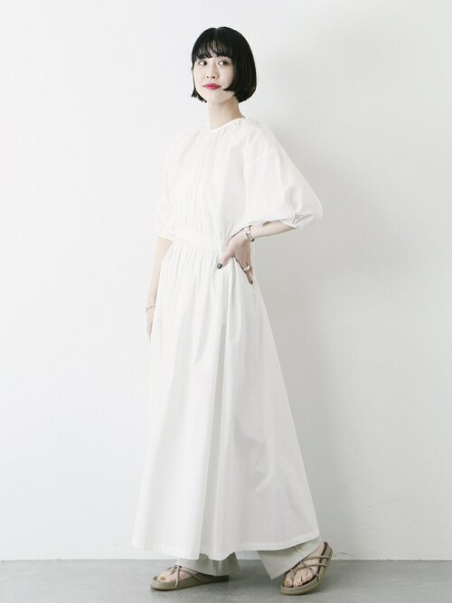CLANE（クラネ）の「【CLANE/クラネ】BACK SCHOEN GATHER OP