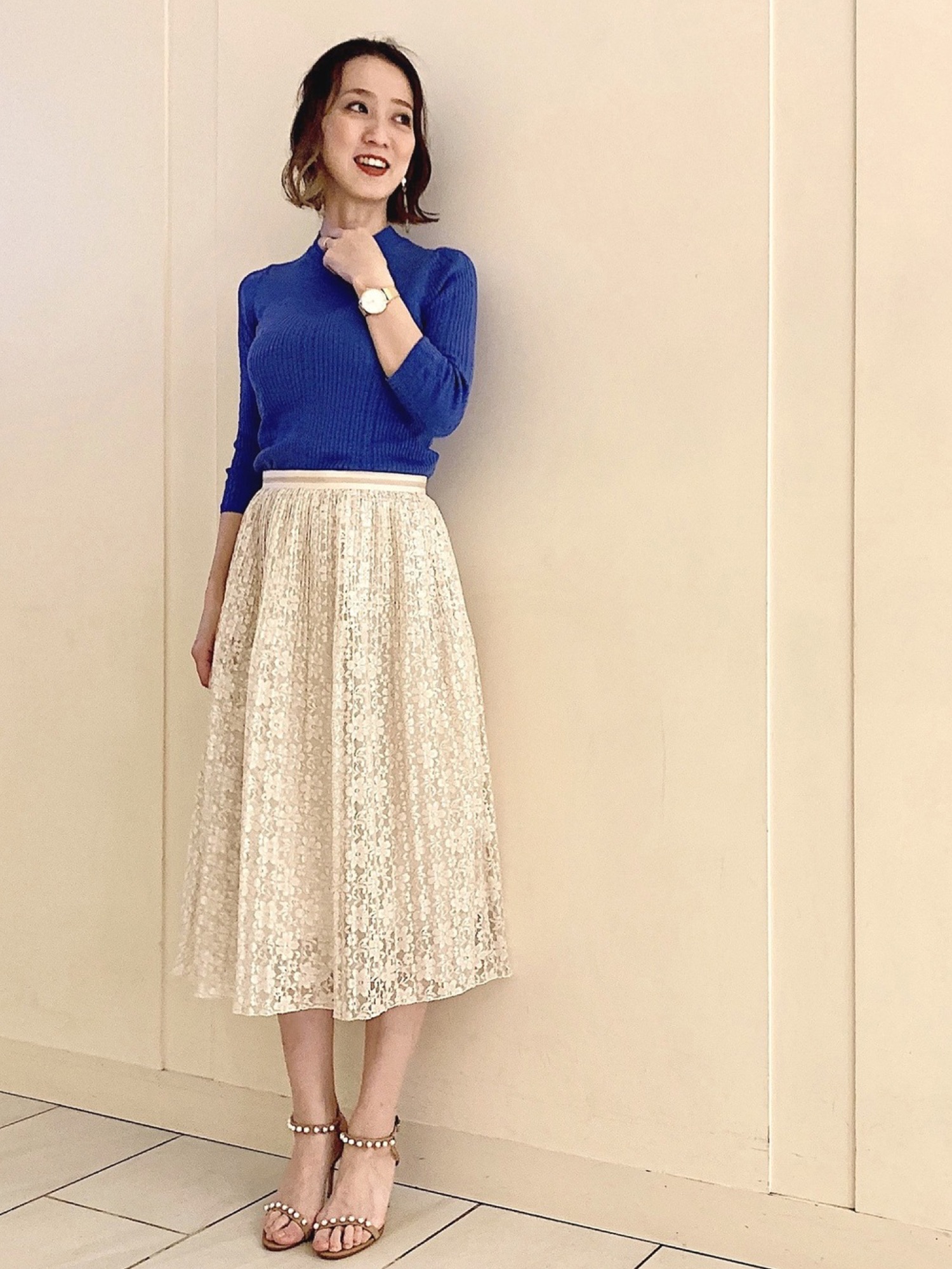 JILL STUART（ジルスチュアート）の「◇美人百花掲載ユラレース JILL 