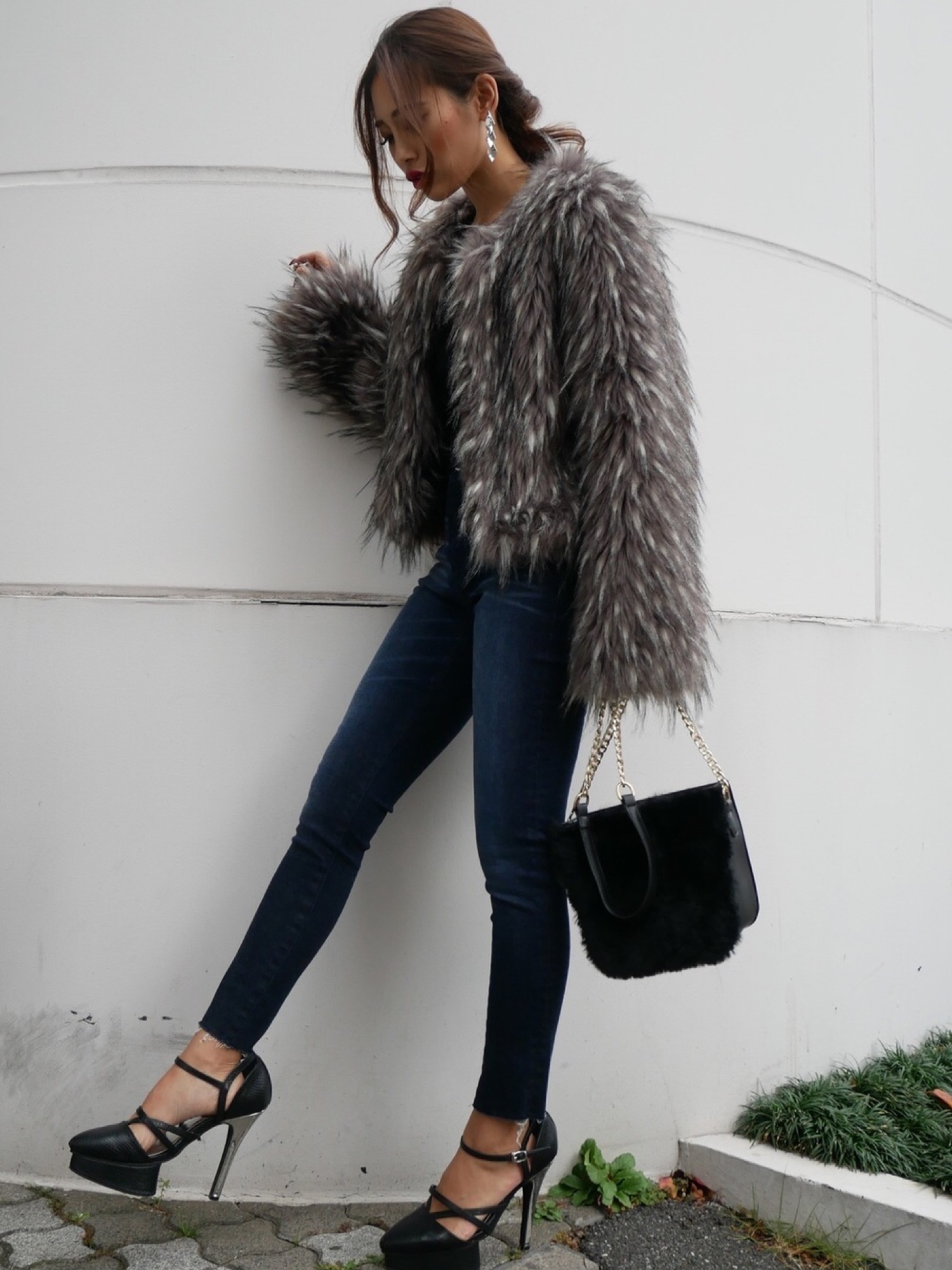 RESEXXY（リゼクシー）の「メニ－ラインパイソンパンプス