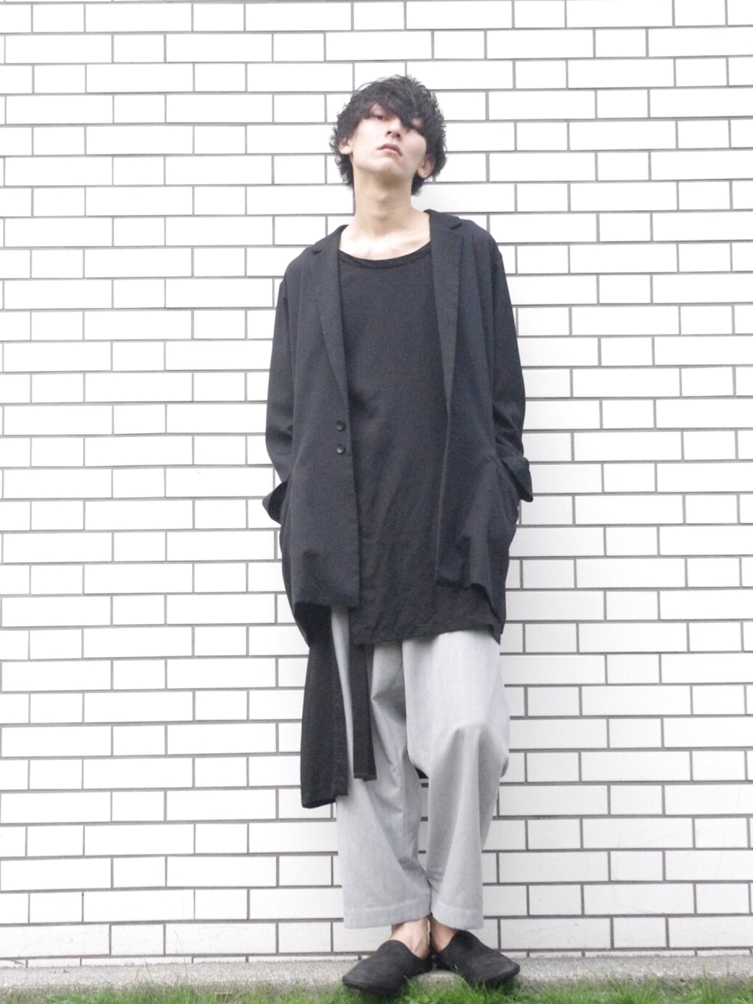 BISHOOL ビシュール　ウールギャバジン　テーラードジャケット BISHOOL Wool Gabardine Huge Jacket - BISHOOL,Edwina Horl,My