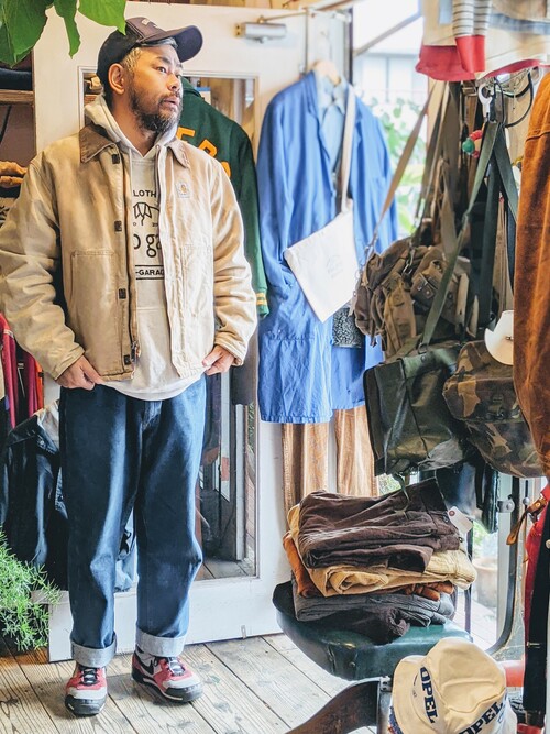 ataco garage｜Carharttのカバーオールを使ったコーディネート - WEAR