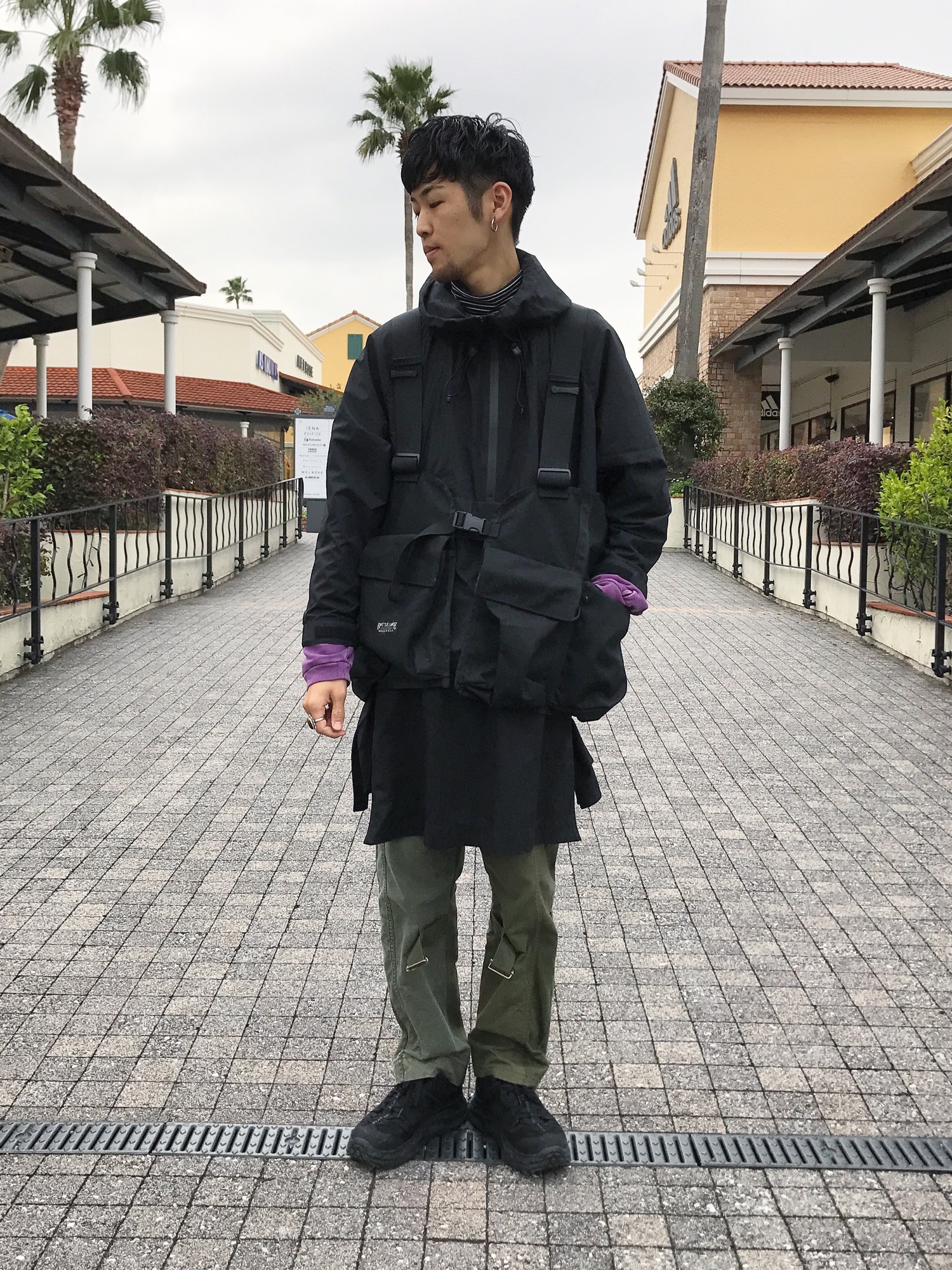 ポンチョを使った「ENGINEERED GARMENTS」の人気ファッション 