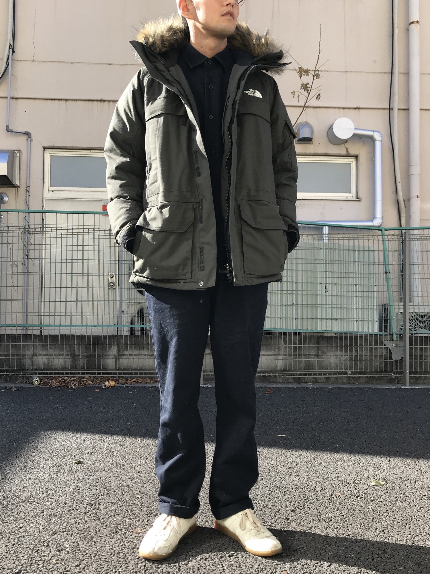 《希少》ザノースフェイス☆ダウンジャケット S マクマード ベージュ D256