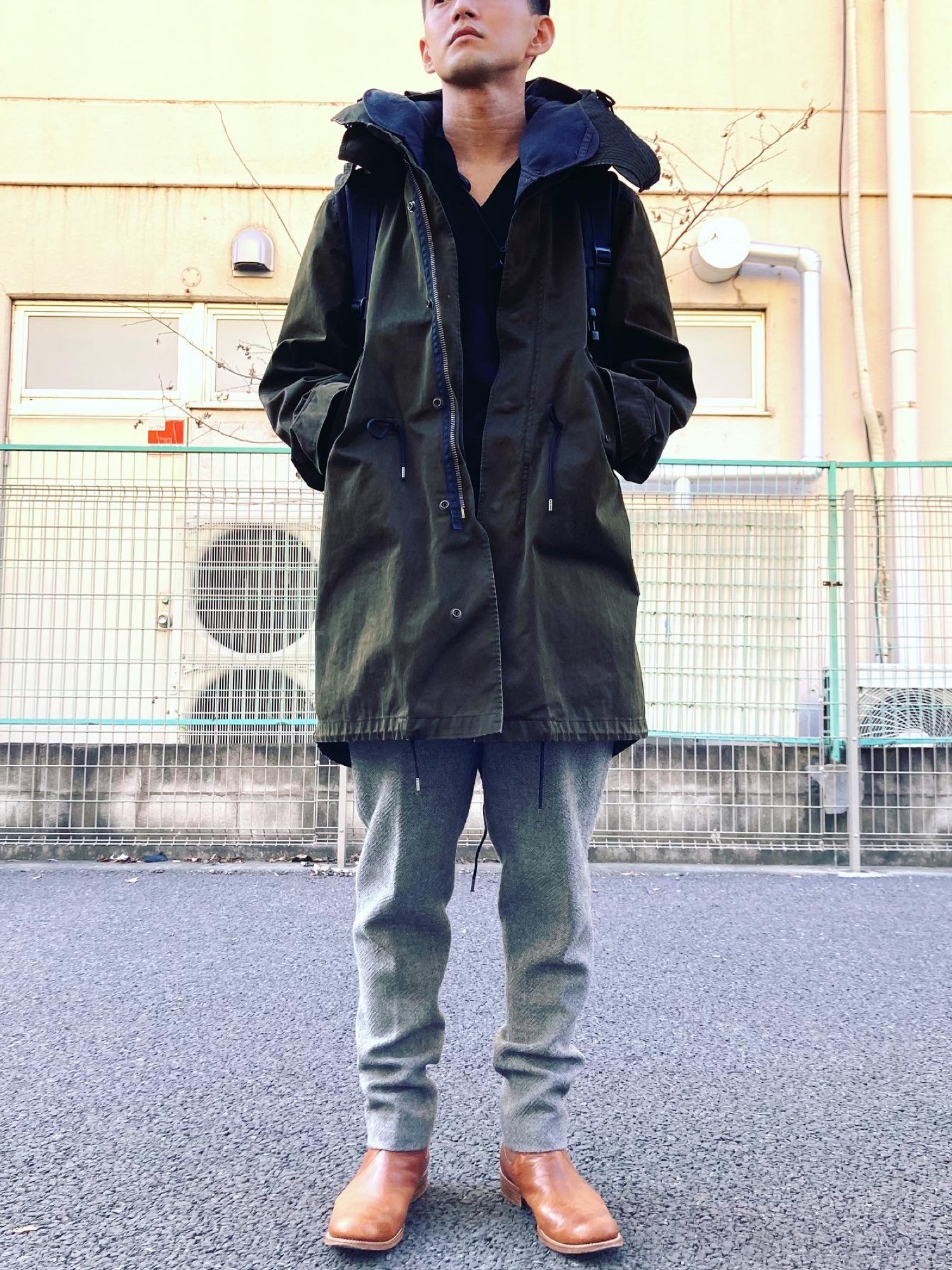 新*之様 sacai x Ten C テンシー モッズステンカラードッキングコー