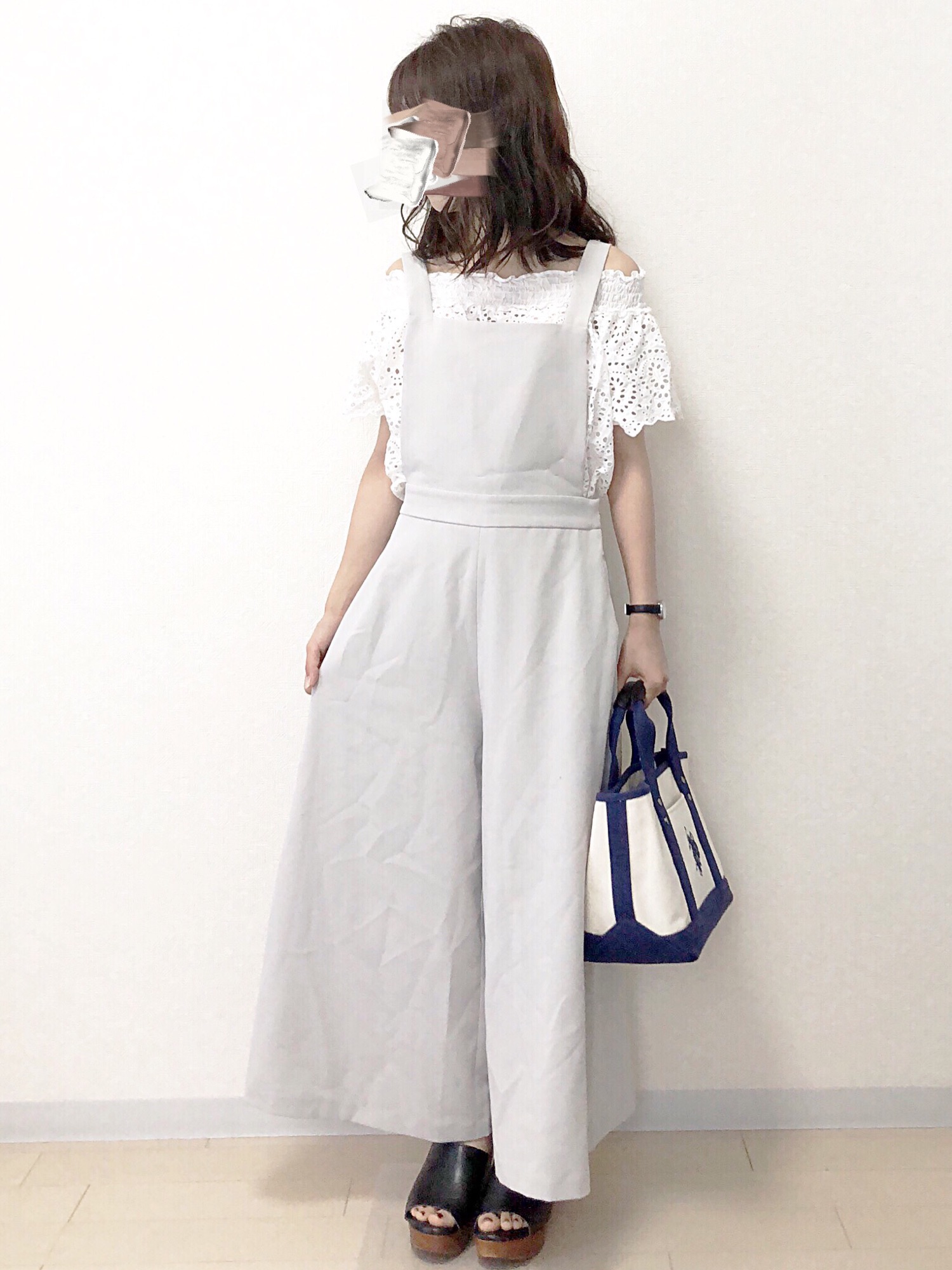 SLOBE IENA（スローブイエナ）の「刺繍レースオフショルブラウス 