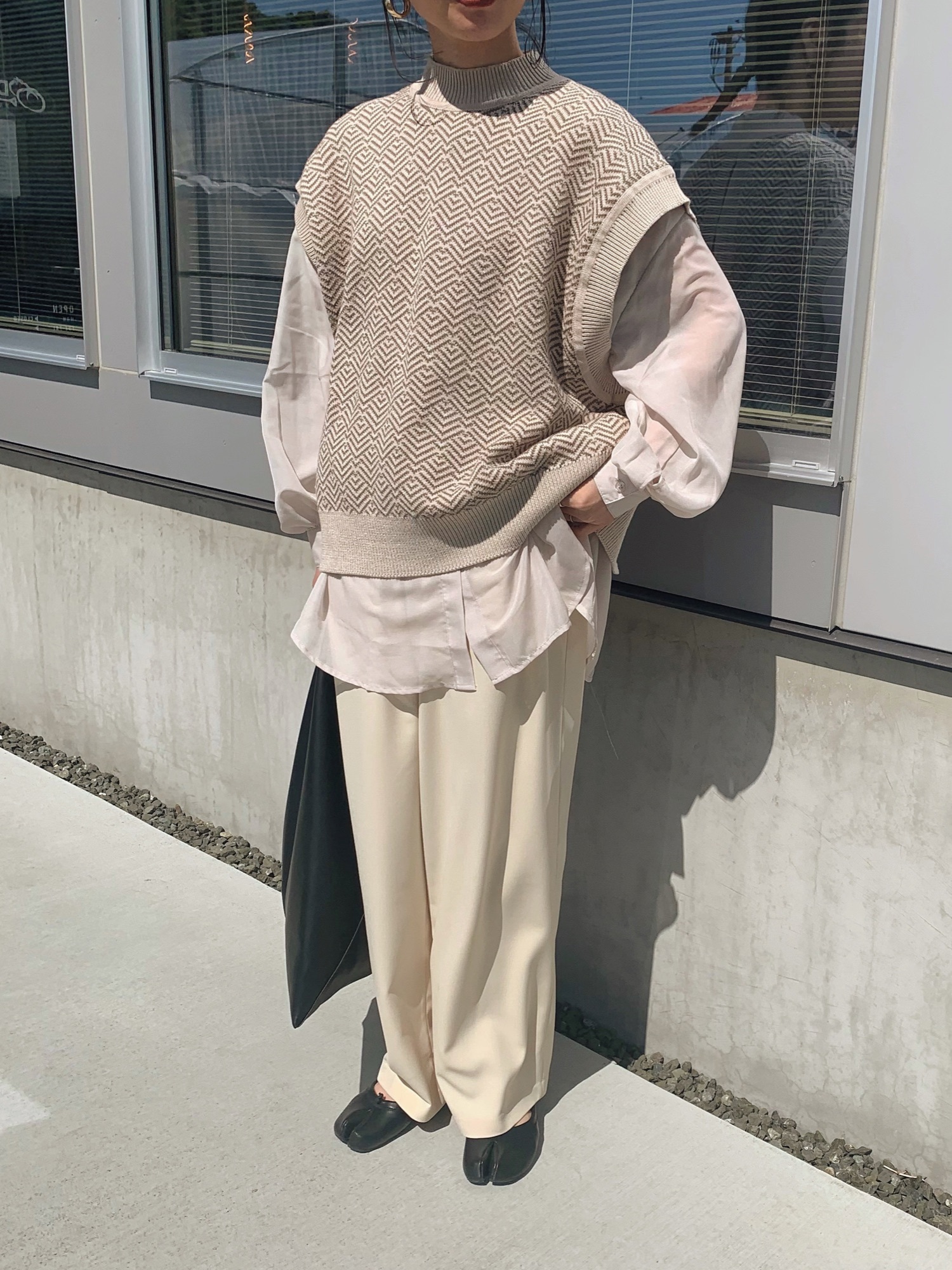 CLANE（クラネ）の「【CLANE(クラネ)】バックスリットニットベスト