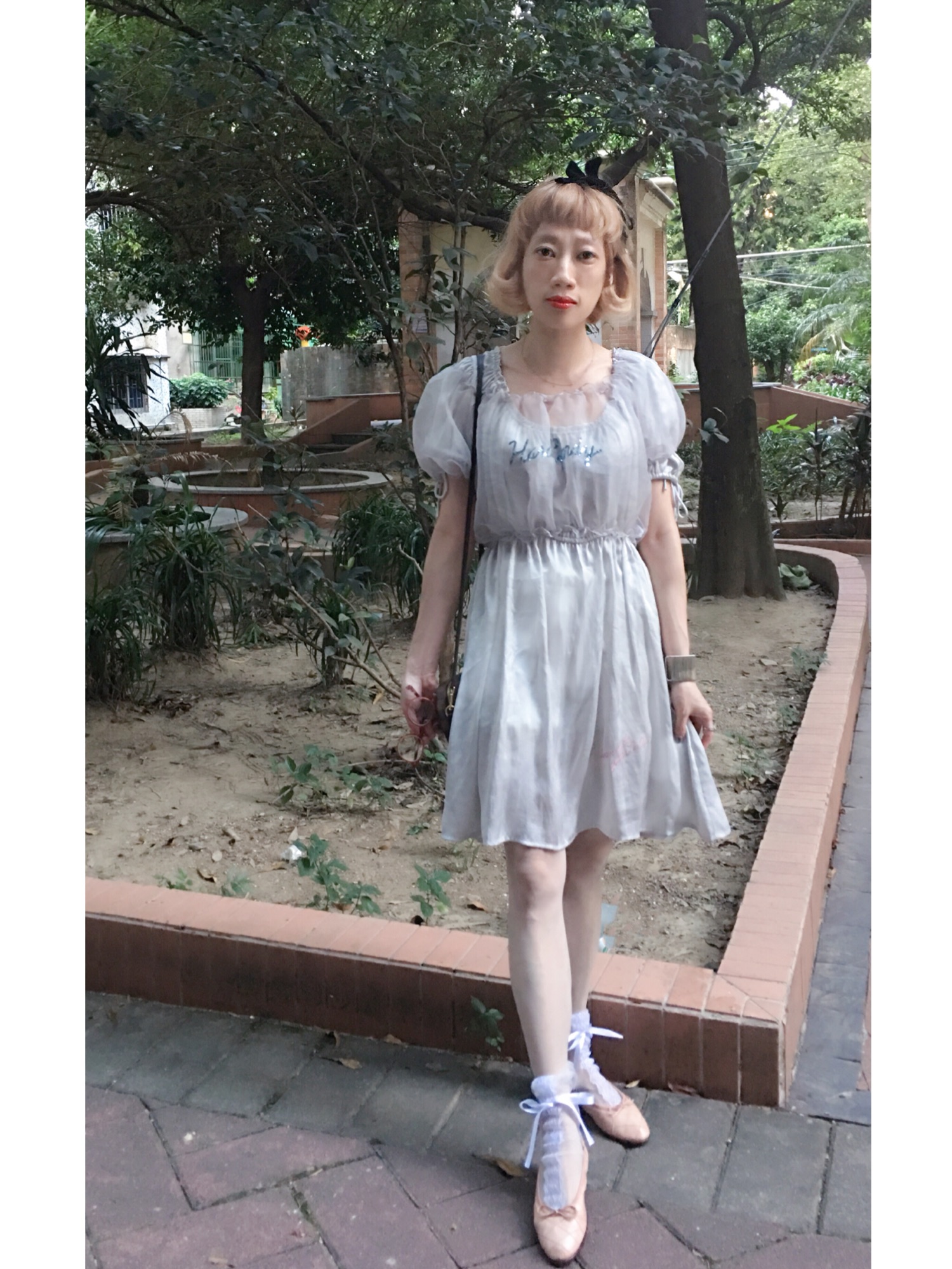 新品　Katie TENNIS CLUB パフワンピース　ピンク　フリーサイズ Katie♥TENNIS CLUB puff one-piece | BABY PINK MOON Katie パフ
