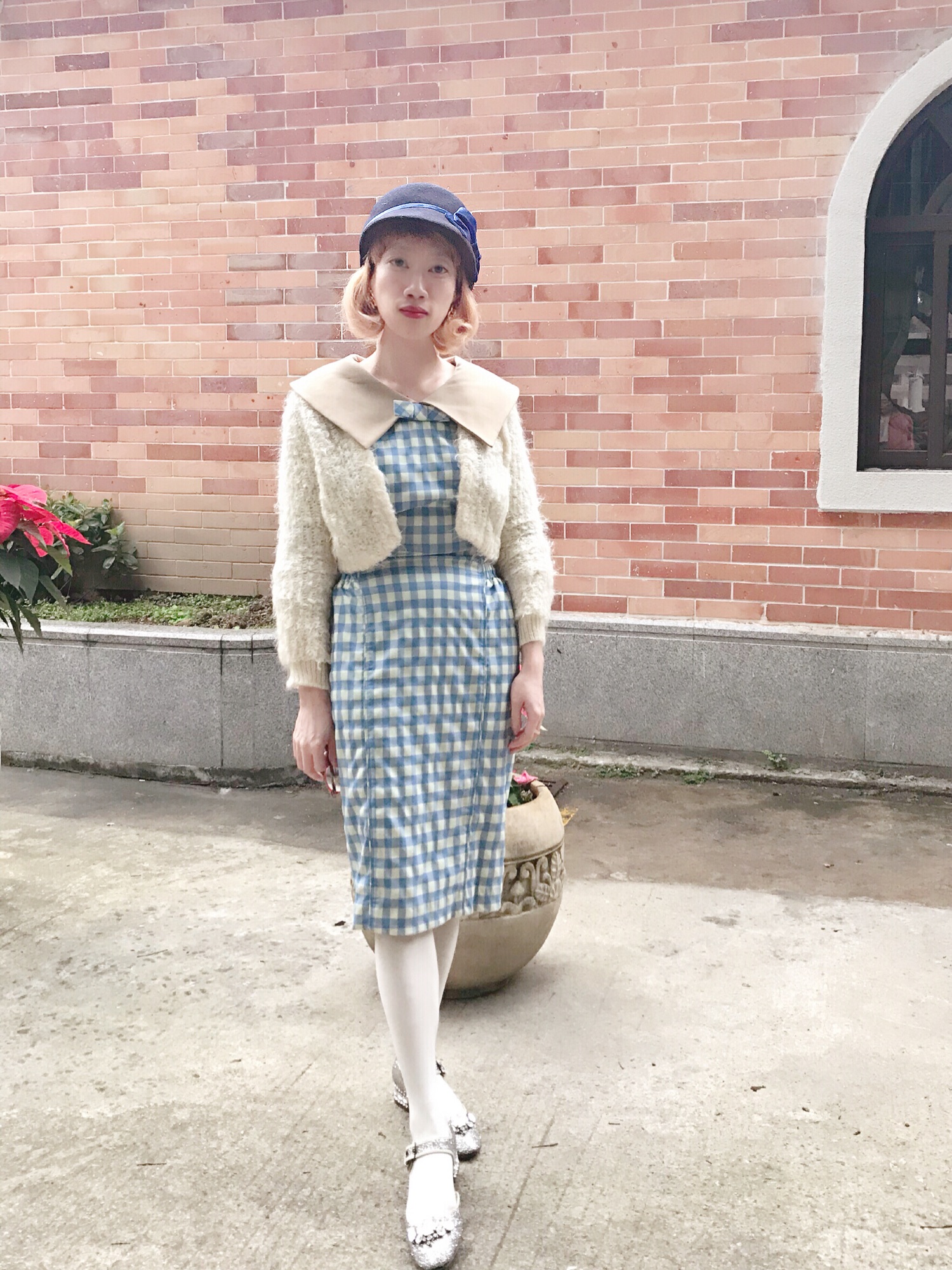 パメオポーズ　PLUM GARDEN DRESS パメオポーズPLUM GARDEN DRESS