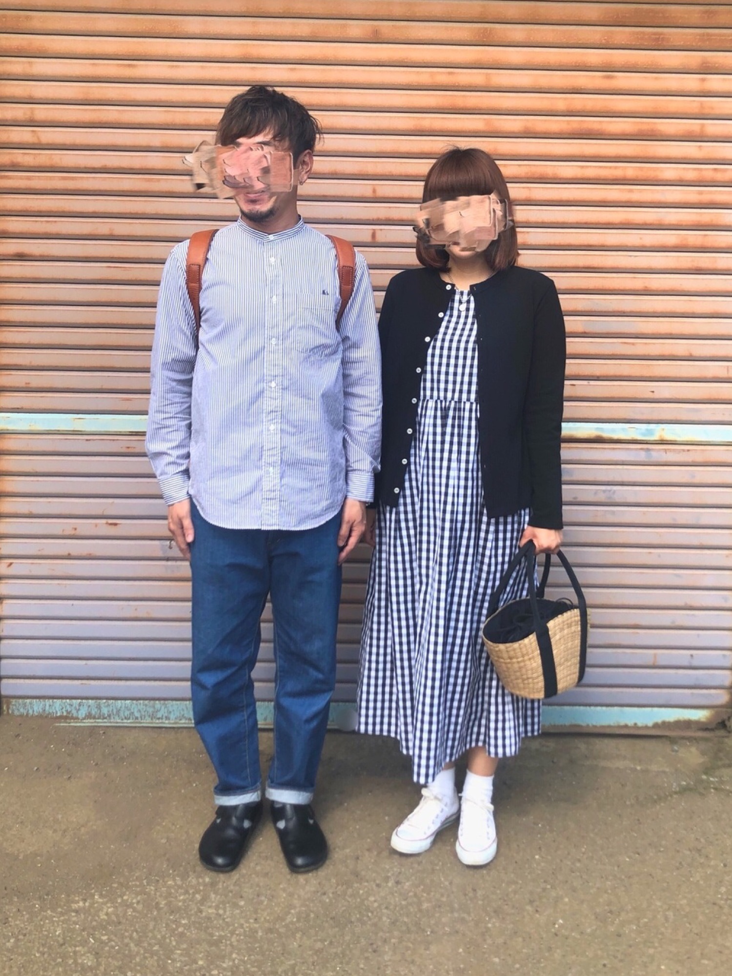 美品　LE GLAZIK ギンガムチェック　ワンピース LE GLAZIK（ルグラジック）の「【LE GLAZIK】ギンガムチェック