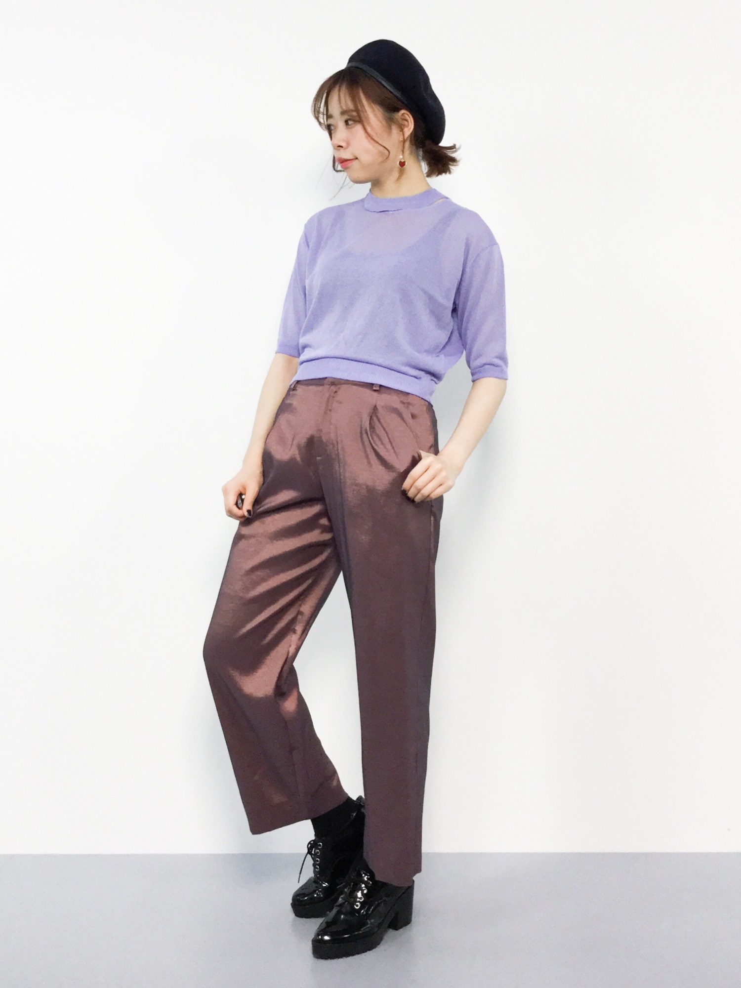 Ameri（アメリ）の「GLOSSY COLOR PANTS（その他パンツ）」 - WEAR