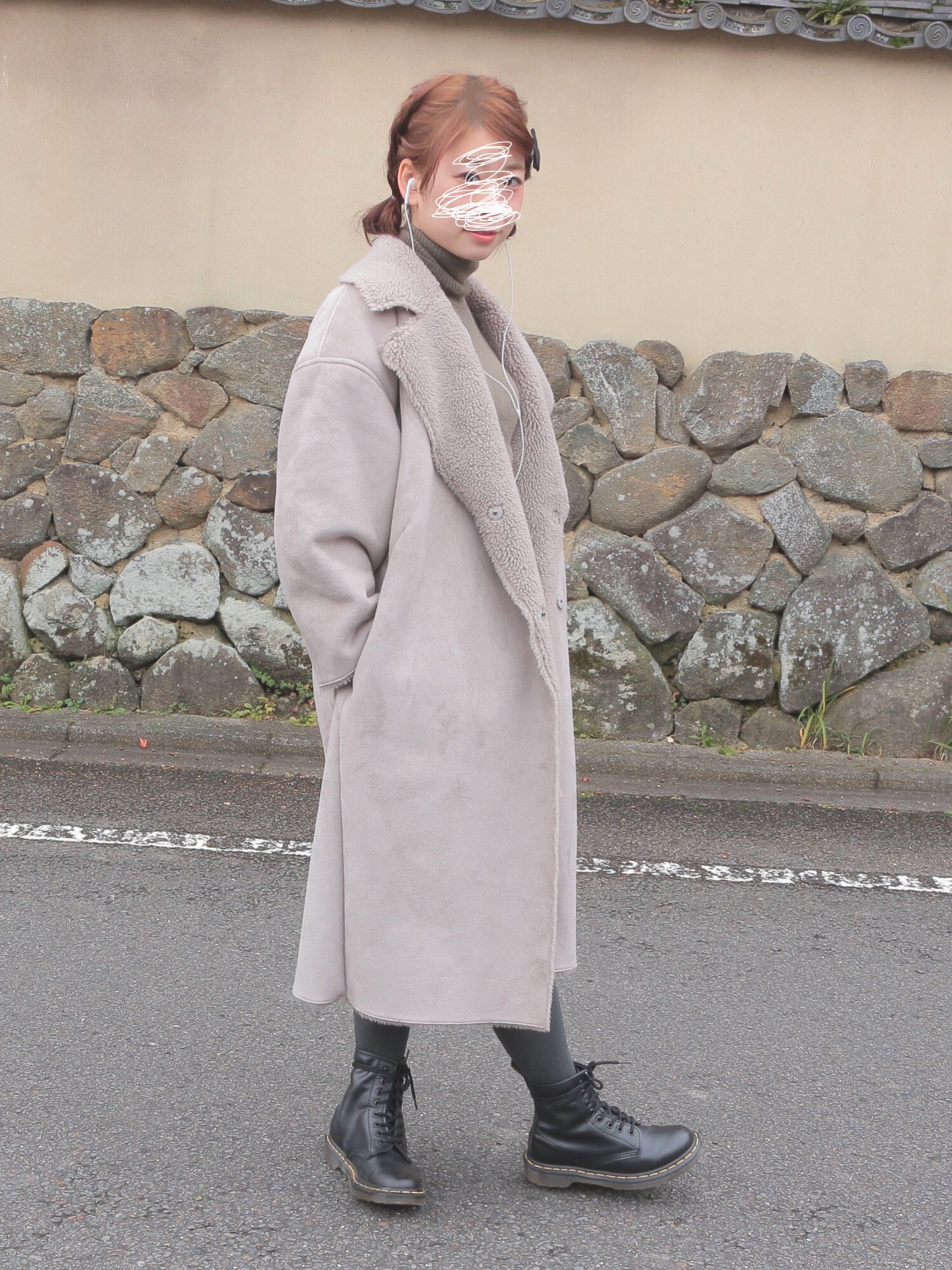 ナノユニバース ムートンラップコート ナノ·ユニバースのフェイク  