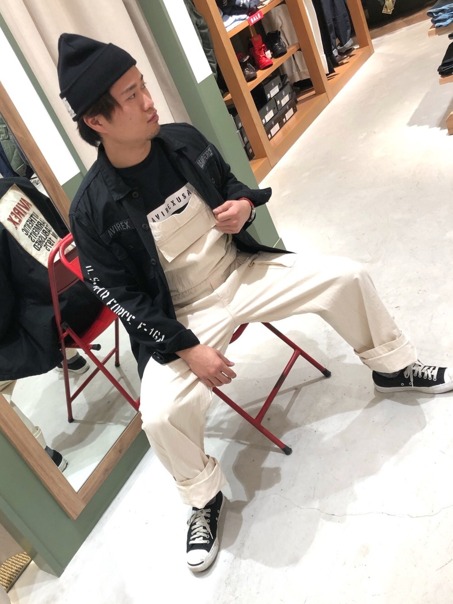 AVIREX（アヴィレックス）の「AVIREX/アヴィレックス/TYPE BLUE/デニム