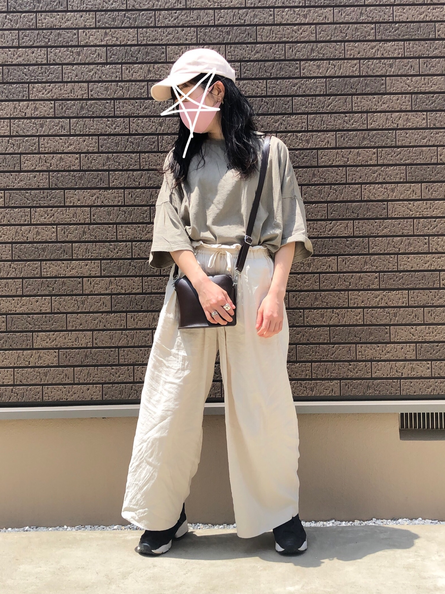 ジャーナルスタンダード　LI/VISオックス Wゴムテーパードパンツ　サイズ38 JOURNAL STANDARD LI/VISオックスWゴムギャザーパンツ# - メルカリ