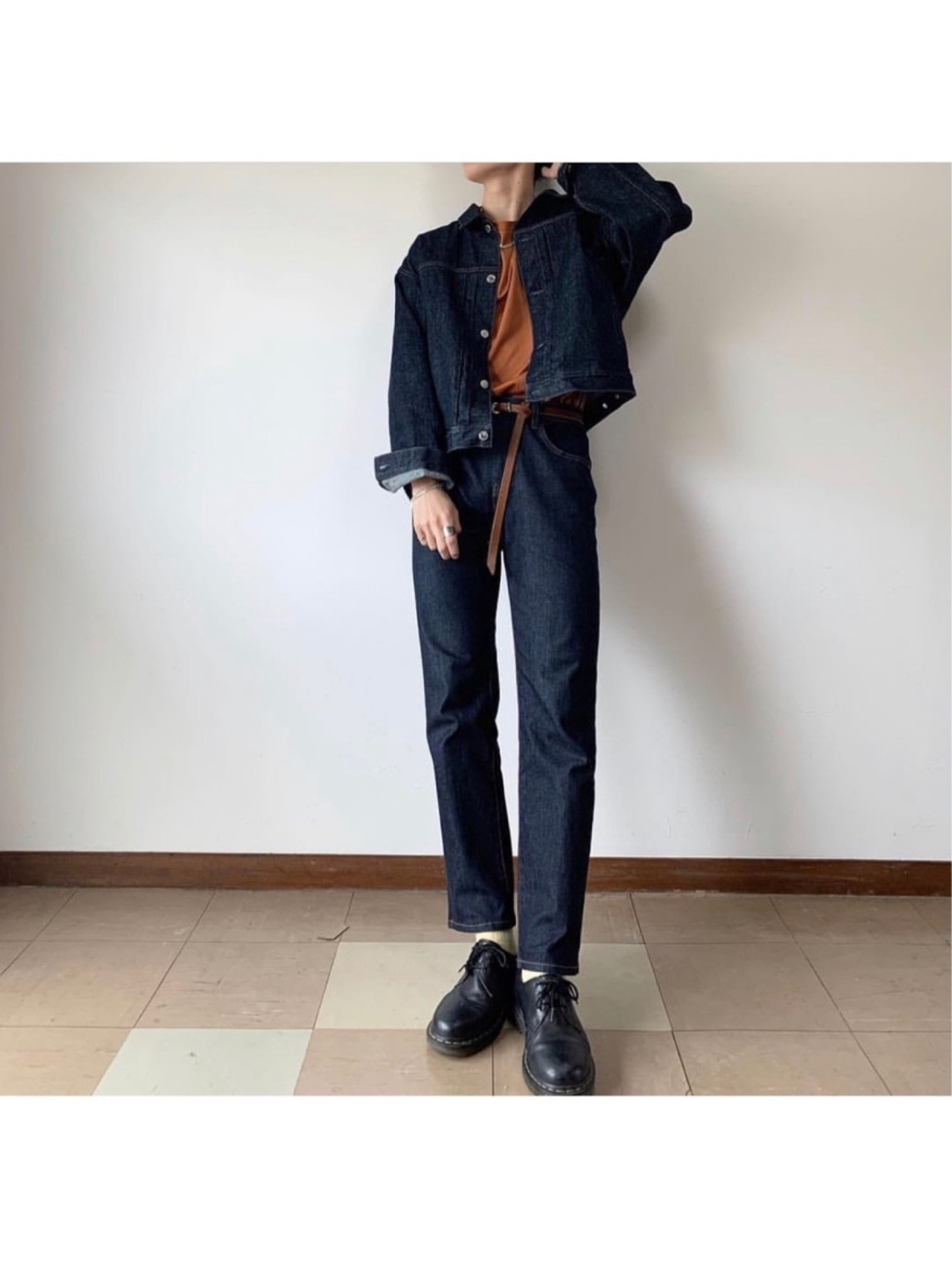 monkey time＞ SELVAGE DENIM TRUCKER JACKET/トラッカージャケットを 
