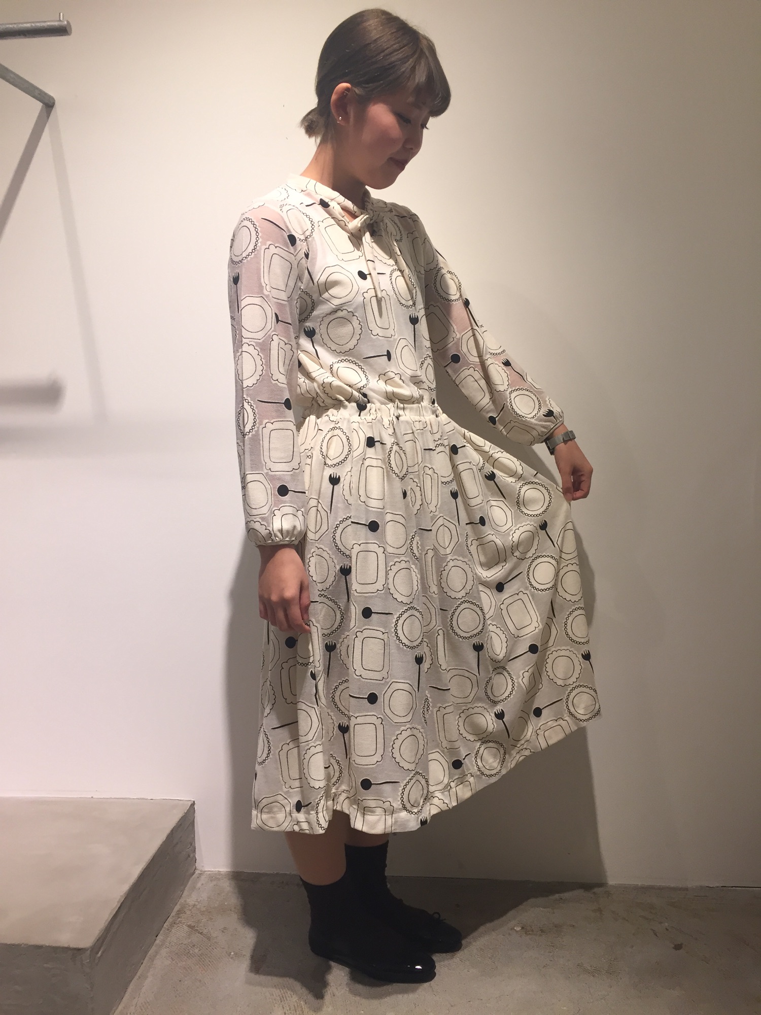 激レア新品タグ付き✴︎ peu pres（プープレ）プレートオパールワンピース 20170128181714091.jpg