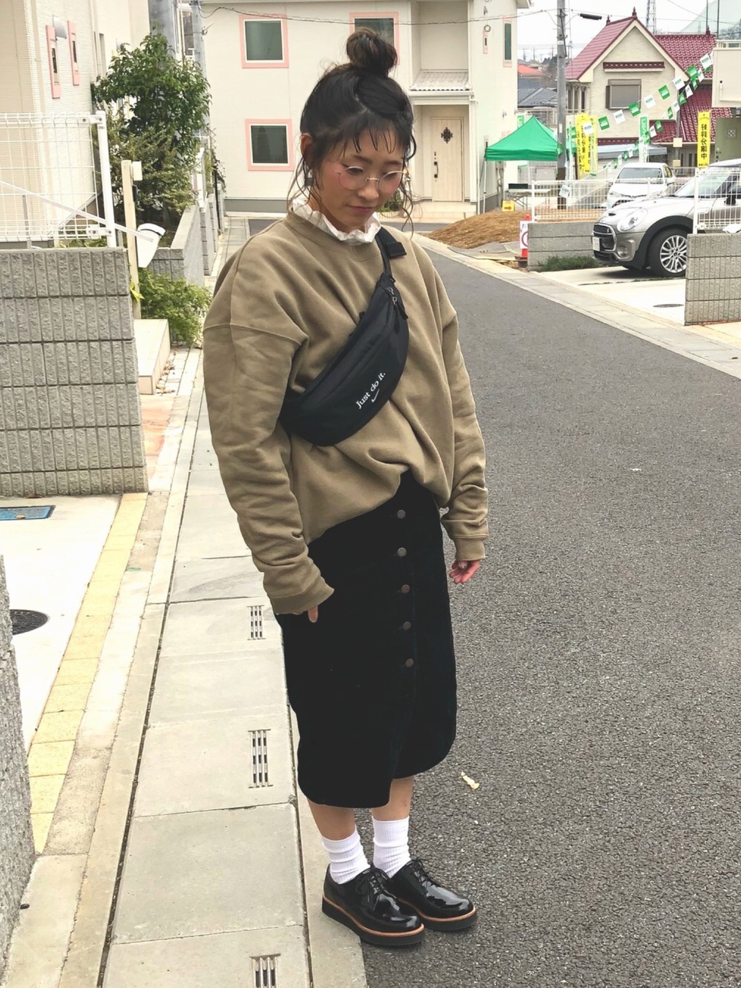 ADAM ET ROPE'（アダムエロペ）の「シャーリングカフスブラウス