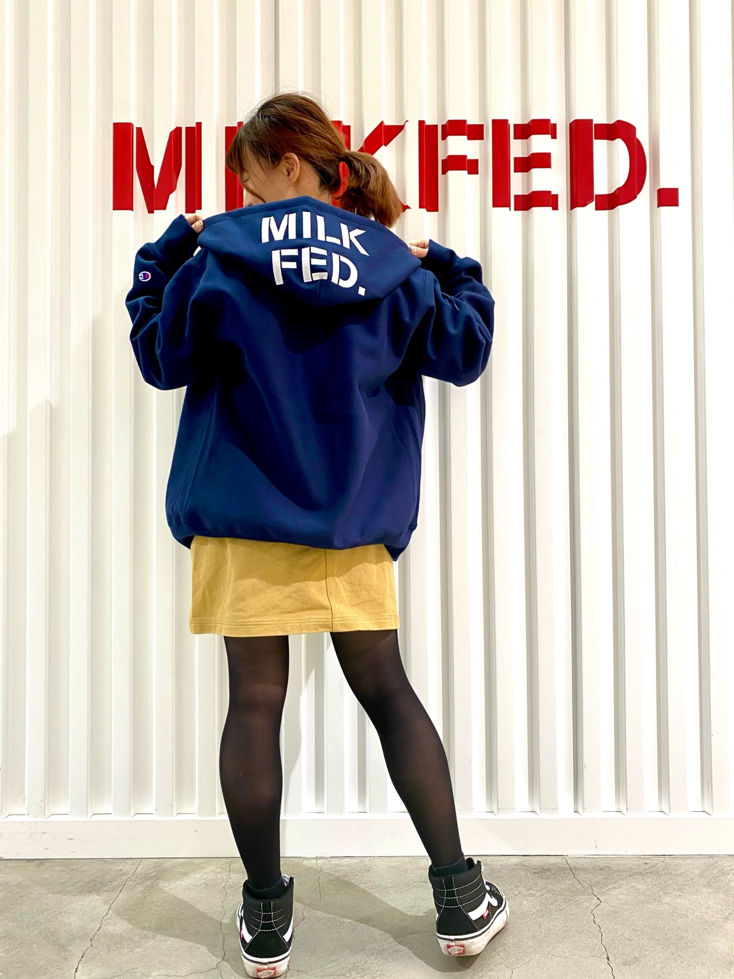 MILKFED.（ミルクフェド）の「MILKFED. x CHAMPION STORMSHELL