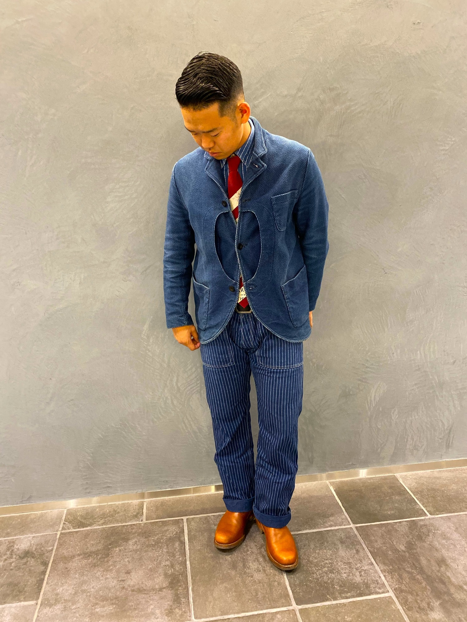 GANGSTERVILLE スリーピース サスペンダー付き 4点セット 