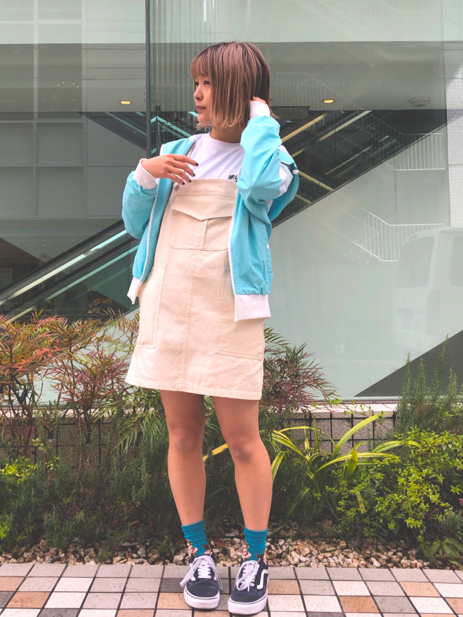 MILKFED.（ミルクフェド）の「MESH SLEEVE JACKET（ナイロンジャケット 