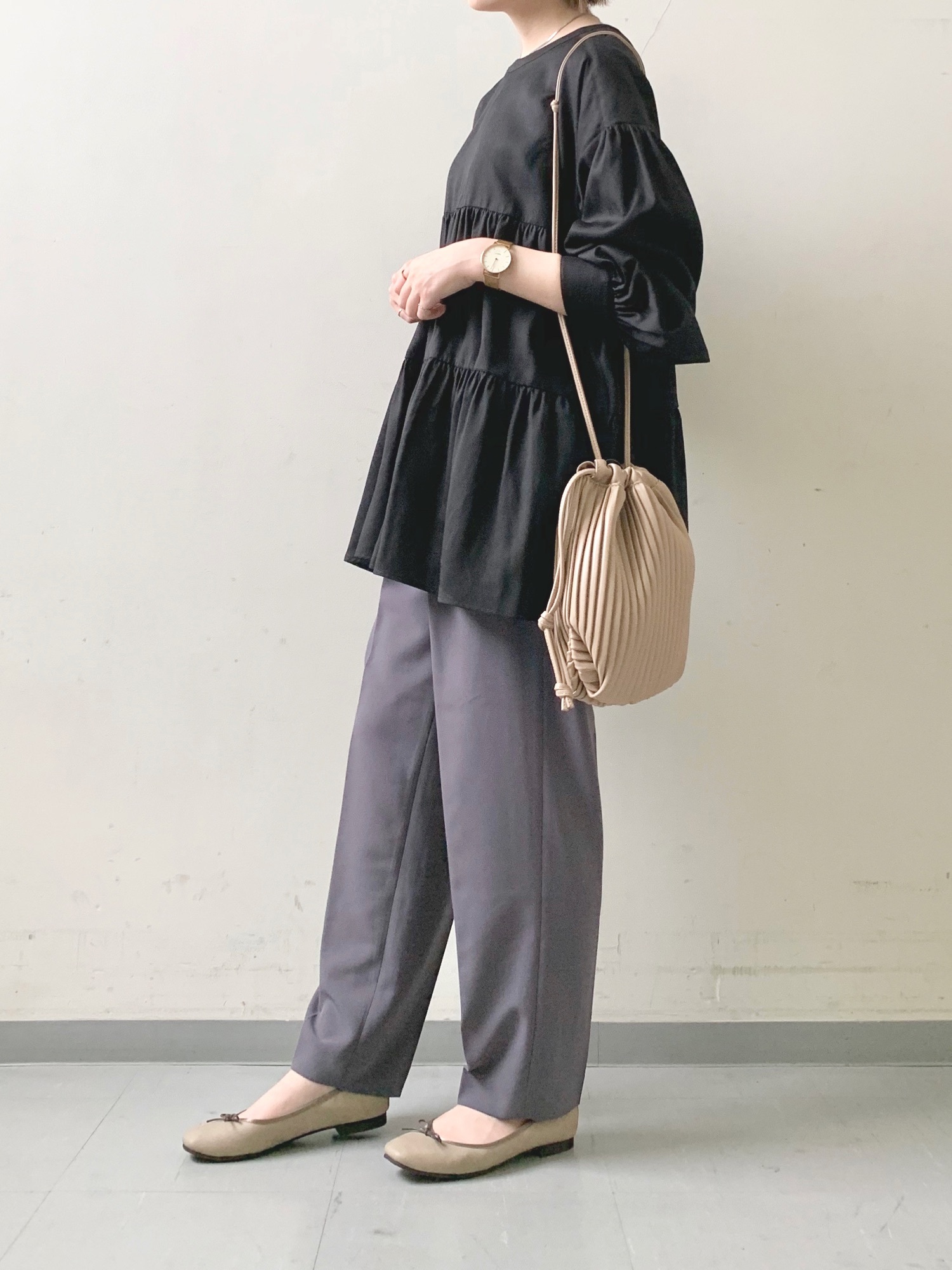 URBAN RESEARCH DOORS ティアードチュニックブラウス URBAN RESEARCH DOORS（アーバンリサーチドアーズ）の