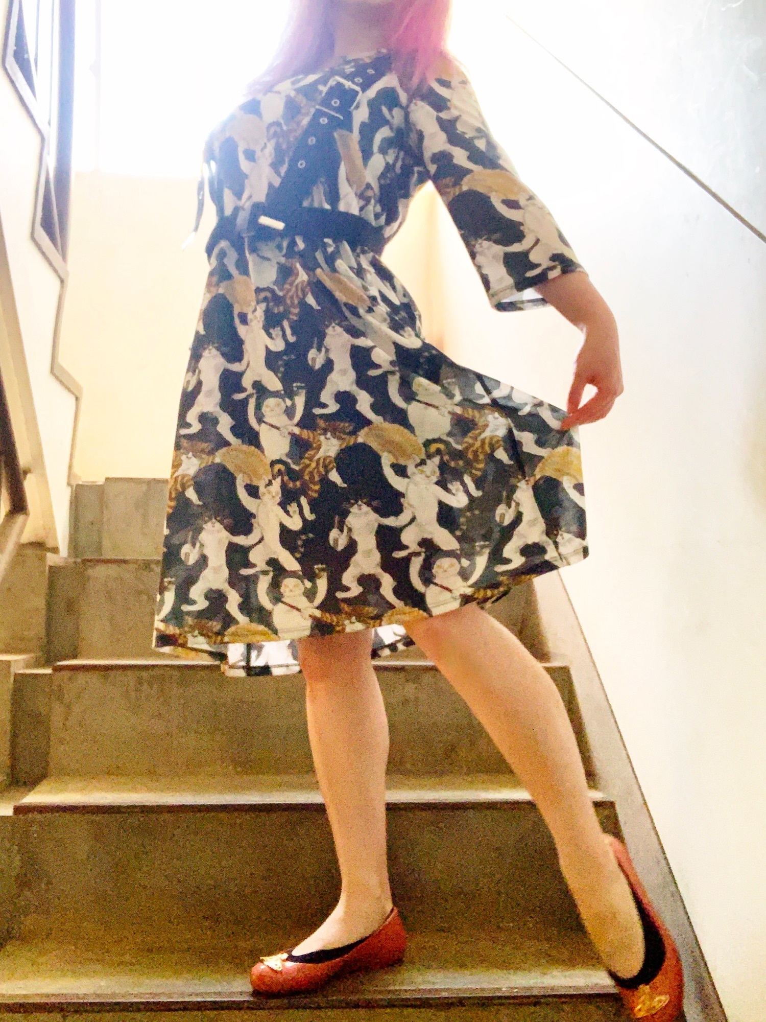Vivienne Westwood エレベーテッドバレエシューズ　40　プラム 210.jpg