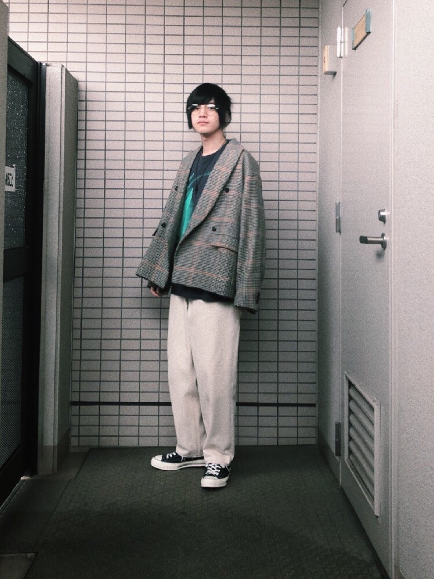ジャケット・アウター Jieda HOUND'S TOOTH OVER COAT Jieda（ジエダ）の「HOUND'S TOOTH TAILORED JACKET（テーラード