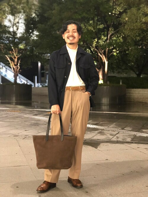 SHIPS: サキソニー サファリ ジャケット (セットアップ対応)を使った