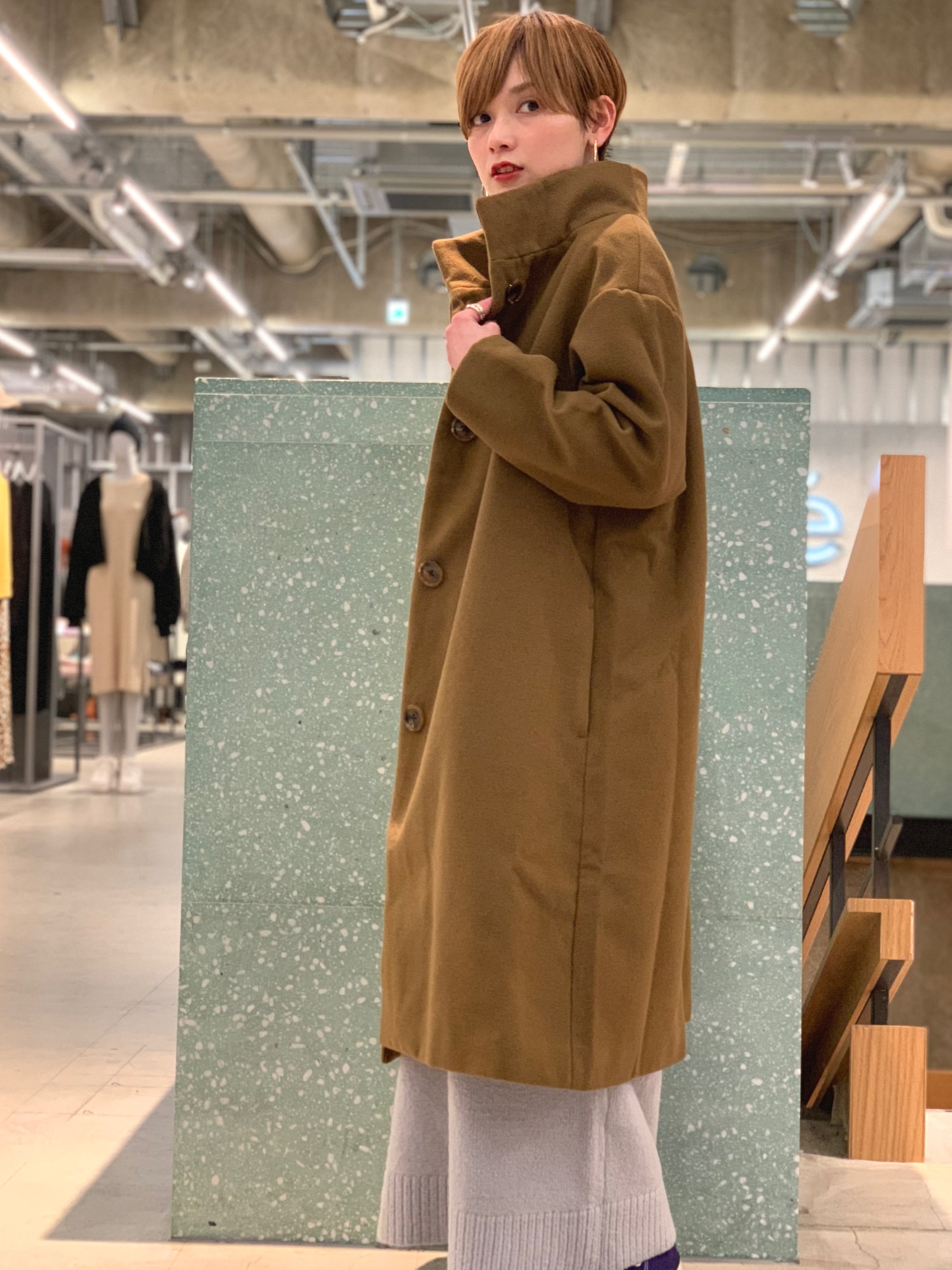 koe（コエ）の「・スタンドカラーコート（その他アウター）」 - WEAR