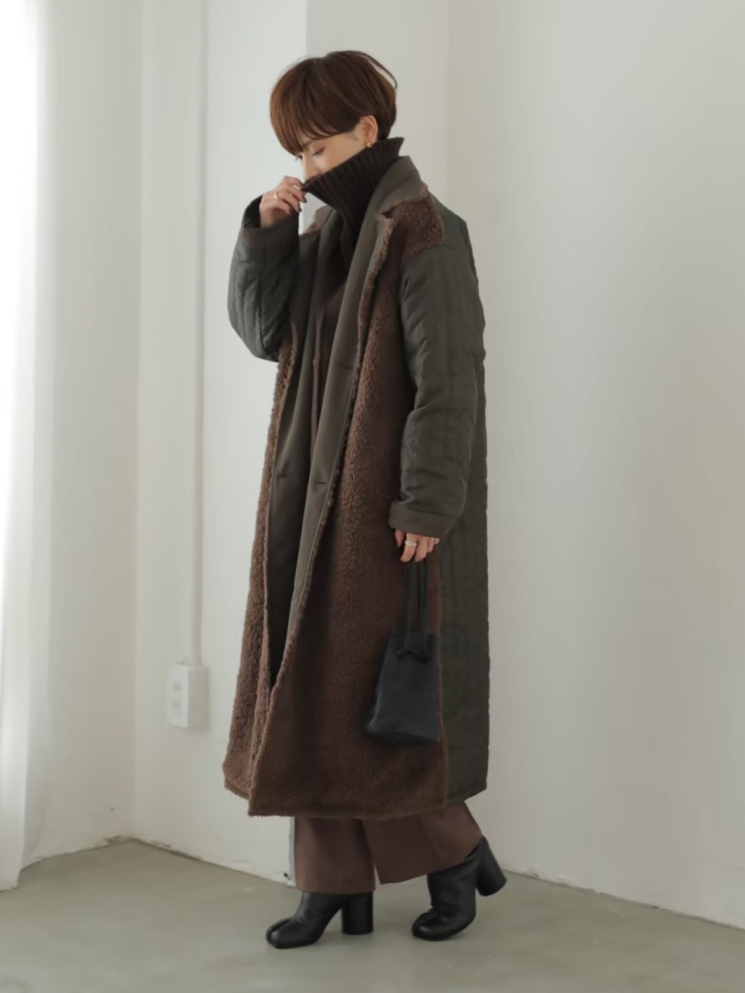 rem closet（レムクローゼット）の「【rem closet】リバーシブルボア