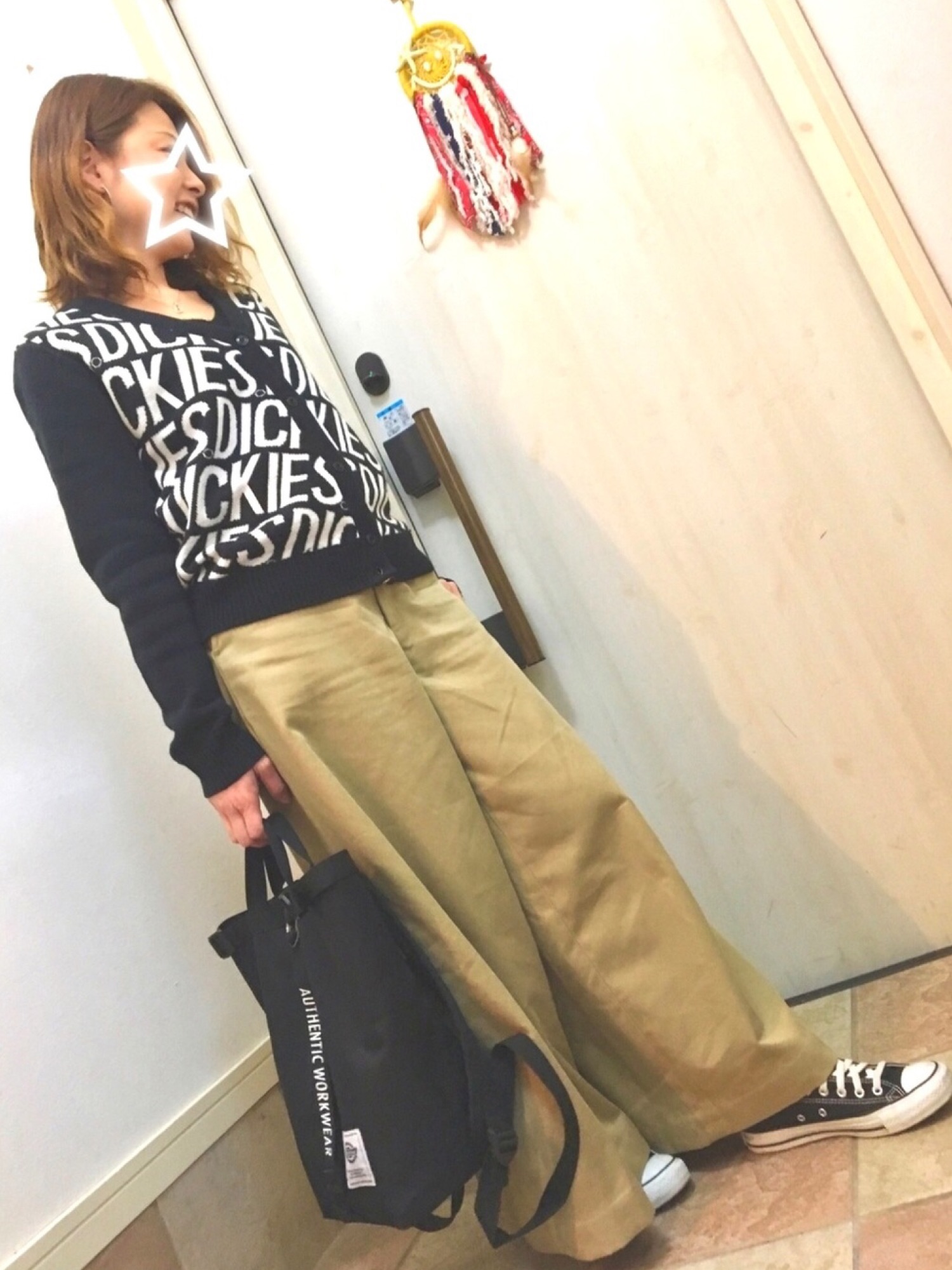 niko and（ニコアンド）の「Dickies×niko andコラボパンツ
