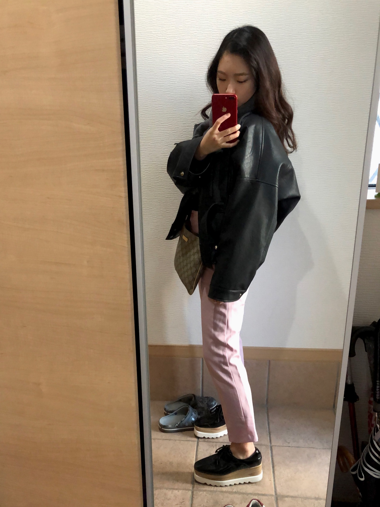 SAKI｜PAPIPUPEPAのライダースジャケットを使ったコーディネート - WEAR 