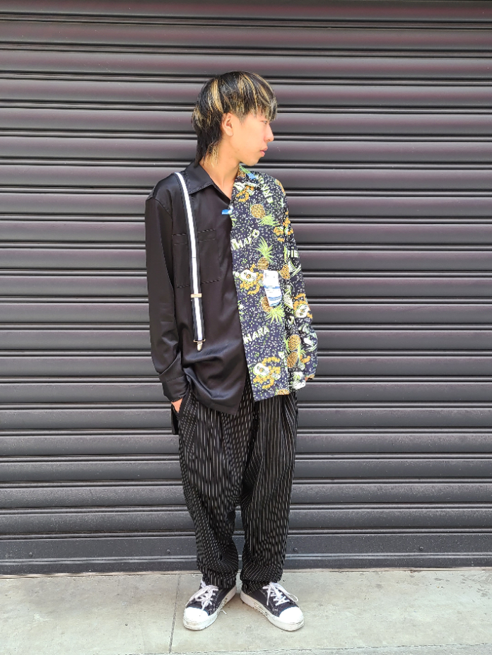 BED J.W. FORD Two Tucks Stripe Pants (20SS-B-PT02-2)を使った人気