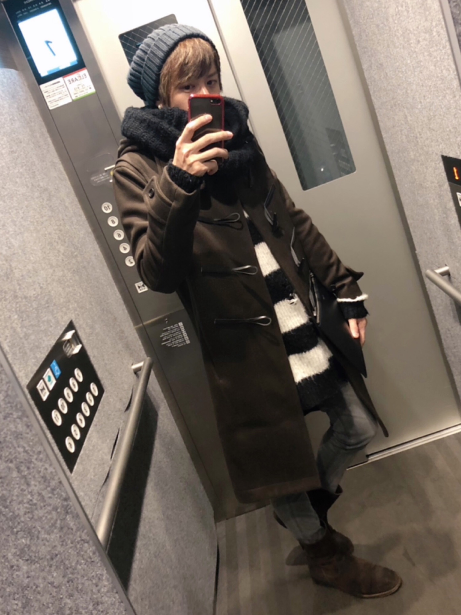 glamb（グラム）の「Slimane border knit（ニット/セーター）」 - WEAR