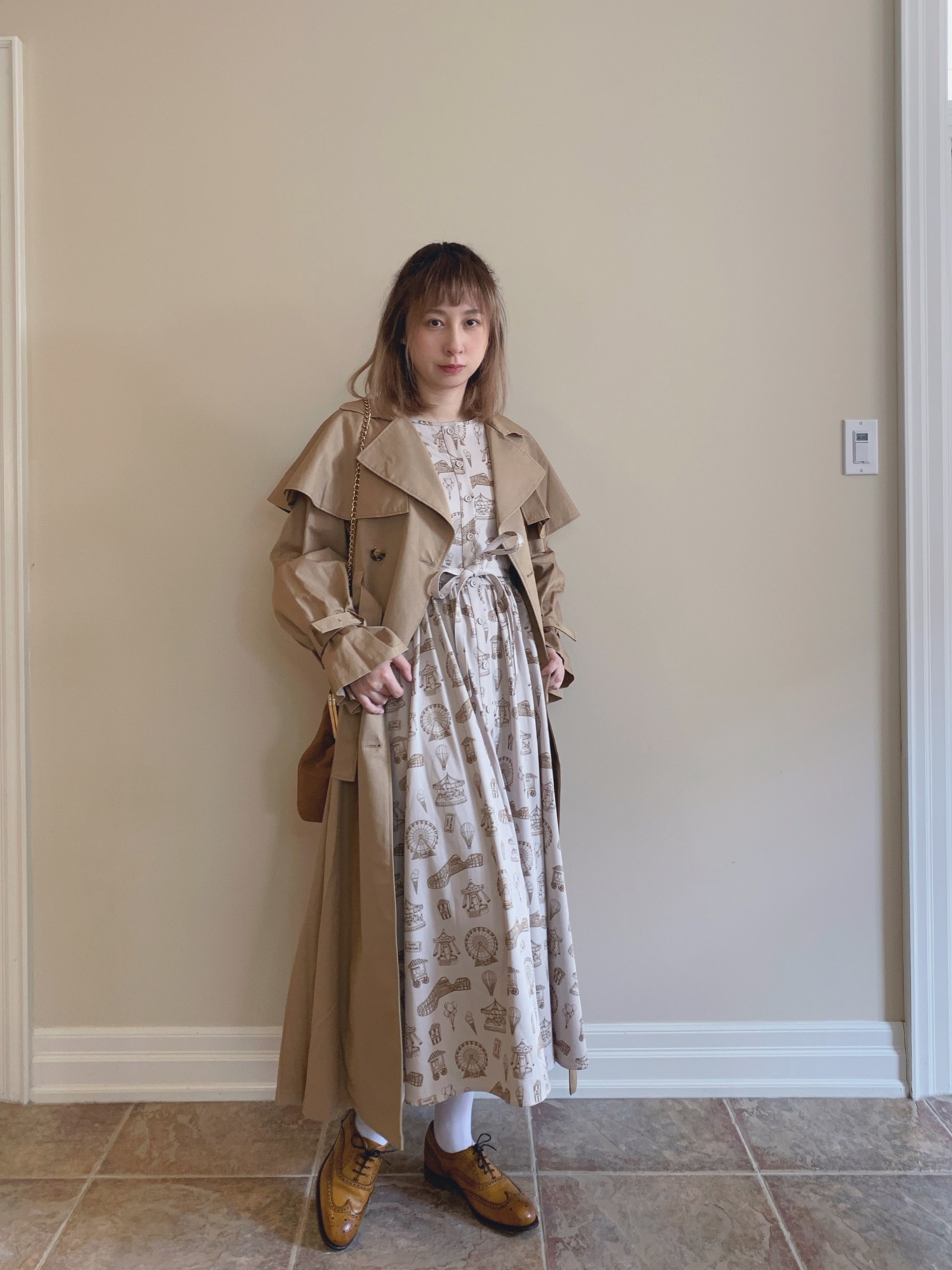 Candy Stripper（キャンディストリッパー）の「FRILL COLLAR TRENCH