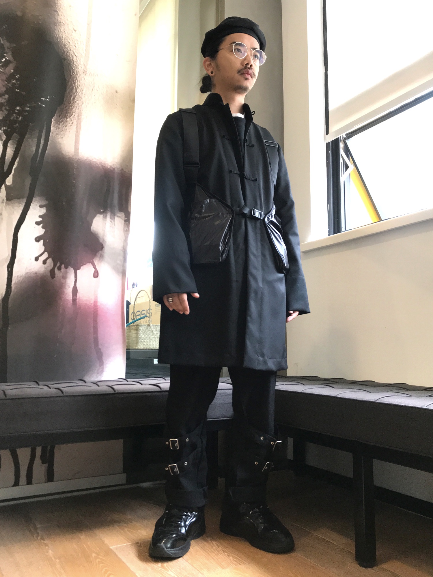 BLACK COMME des GARCONSのピーコートを使った人気ファッション 