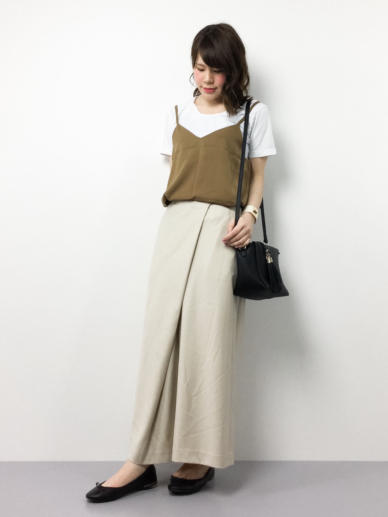 Noble（ノーブル）の「【追加】TRギャバラップクロップドパンツ  