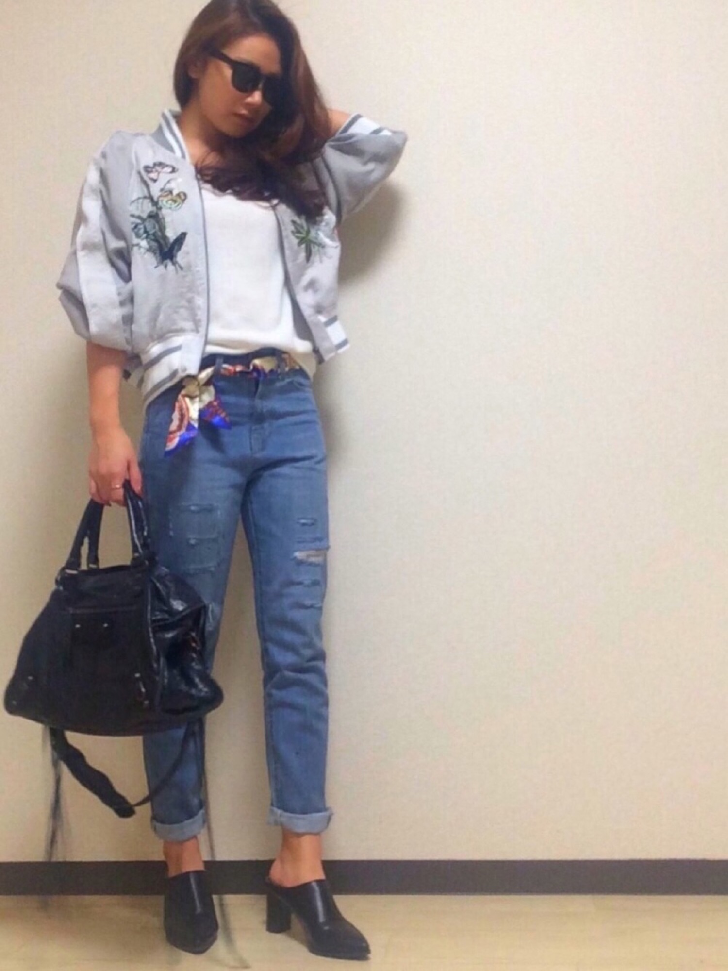 Ameri（アメリ）の「LILLY BELL SOUVENIR JACKET（スカジャン）」 - WEAR