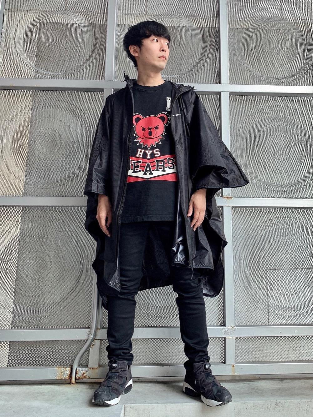 ヒステリックグラマー HG SYMBOL LOGO ポンチョ レインコート HYSTERIC GLAMOUR（ヒステリックグラマー）の「HG SYMBOL LOGO