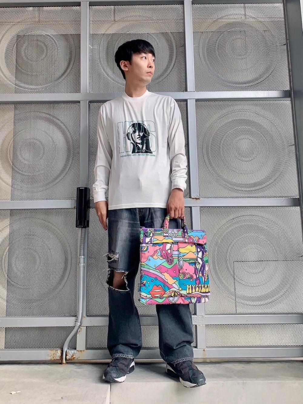 HYSTERIC GLAMOUR タイガーストライプ ヘルメットバッグ HYSTERIC GLAMOUR タイガーストライプ ヘルメットバッグ